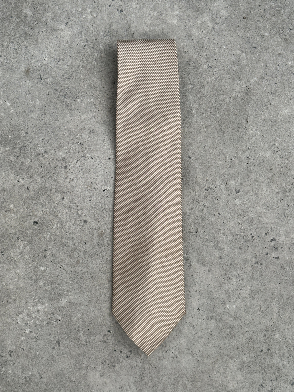 Vintage 2000s Diagonal Stripe Logo Tie