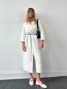 Max Mara Pure Linen Maxi Shirt Dress - M - SYLK