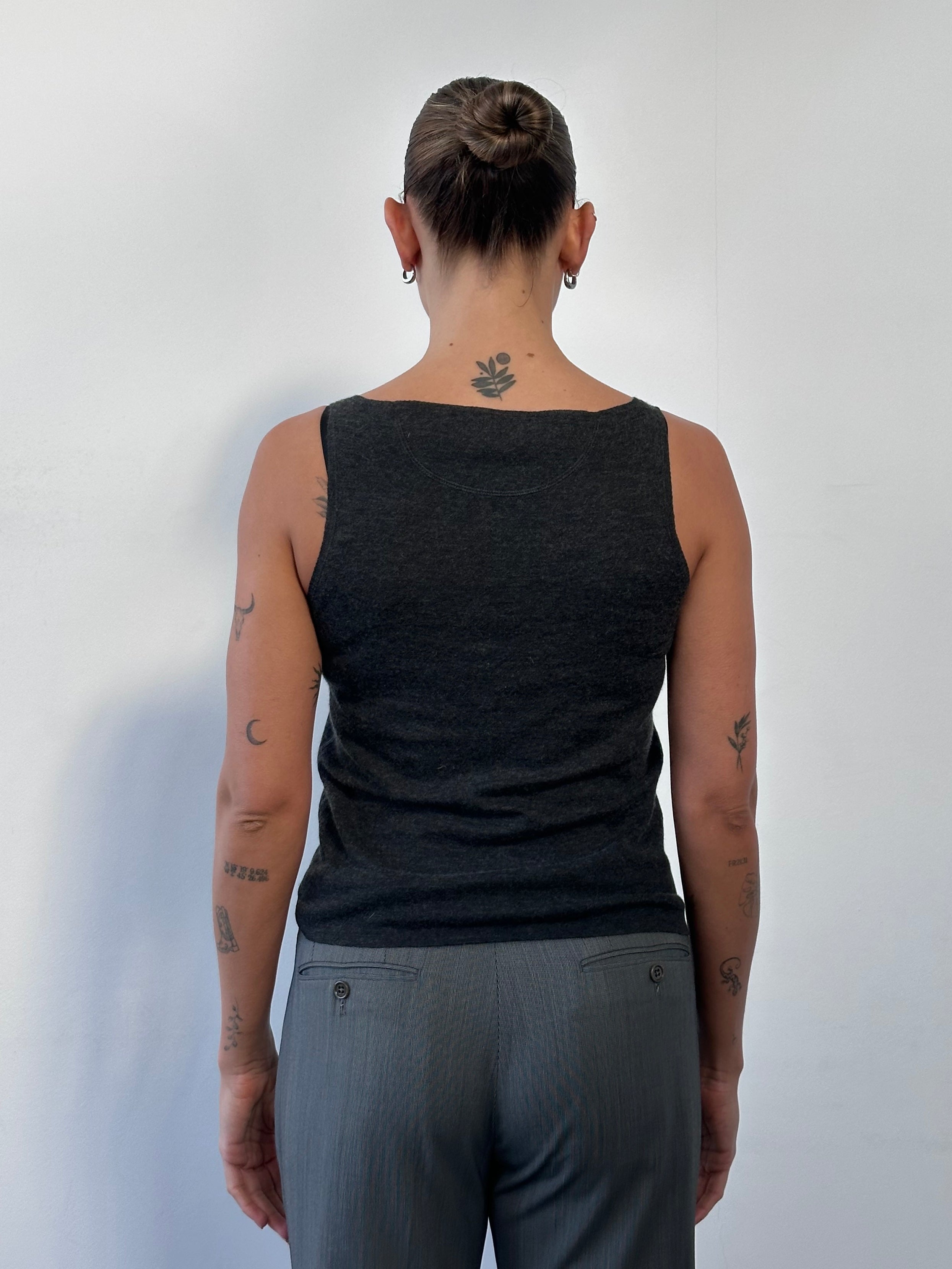 Louis Vuitton Cashmere Silk Sleeveless Vest Top - M - SYLK