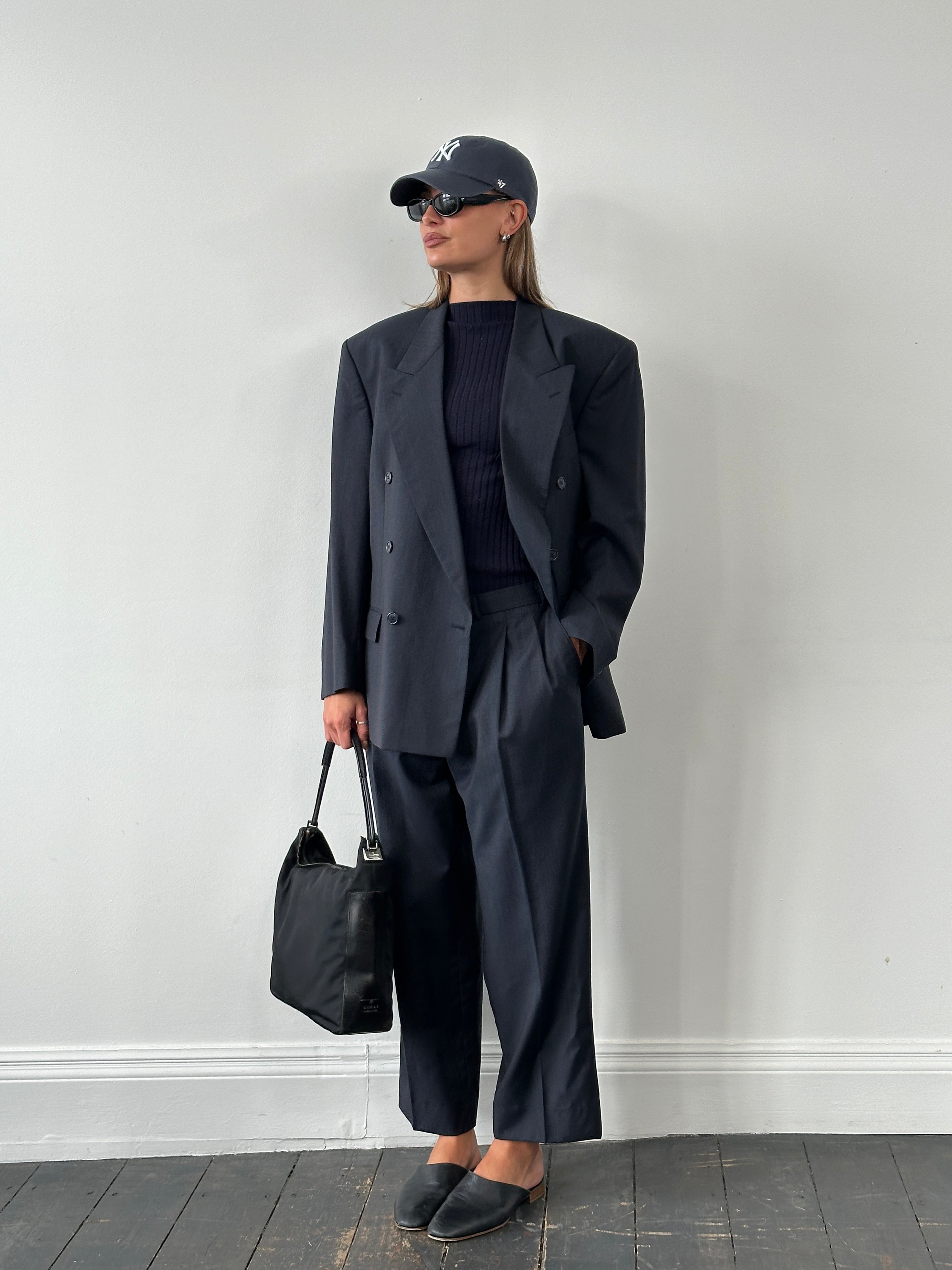 Pierre Balmain 1990s Pure Wool Double Breasted Suit – 42S/W34 - SYLK