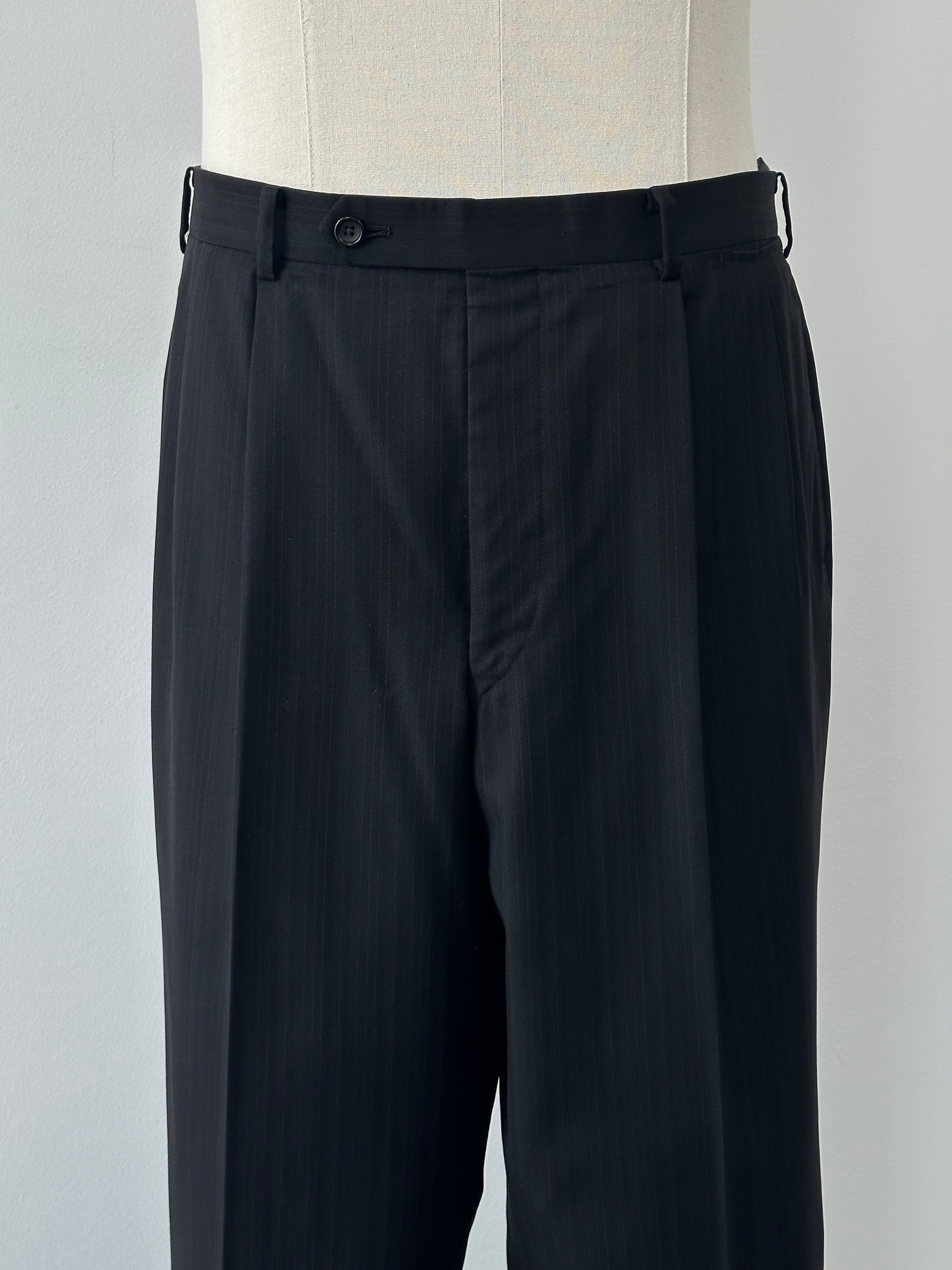 Loro Piana x Visaruno 1990s Pure Wool Single Breasted Suit - 42S/W34