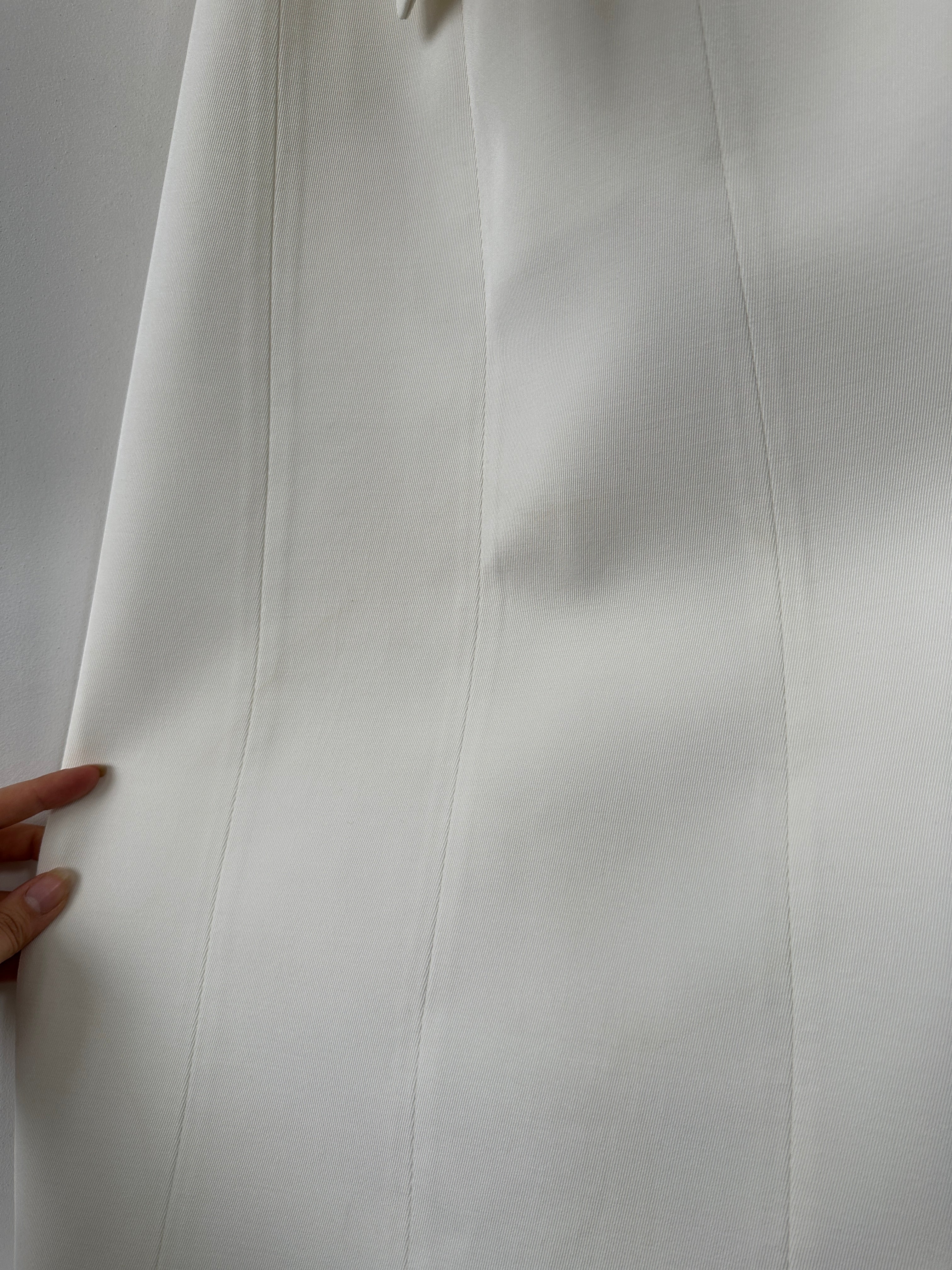 Emporio Armani wool blend fitted coat in size S, stylish coat with tailored fit and classic design, shown in the image.