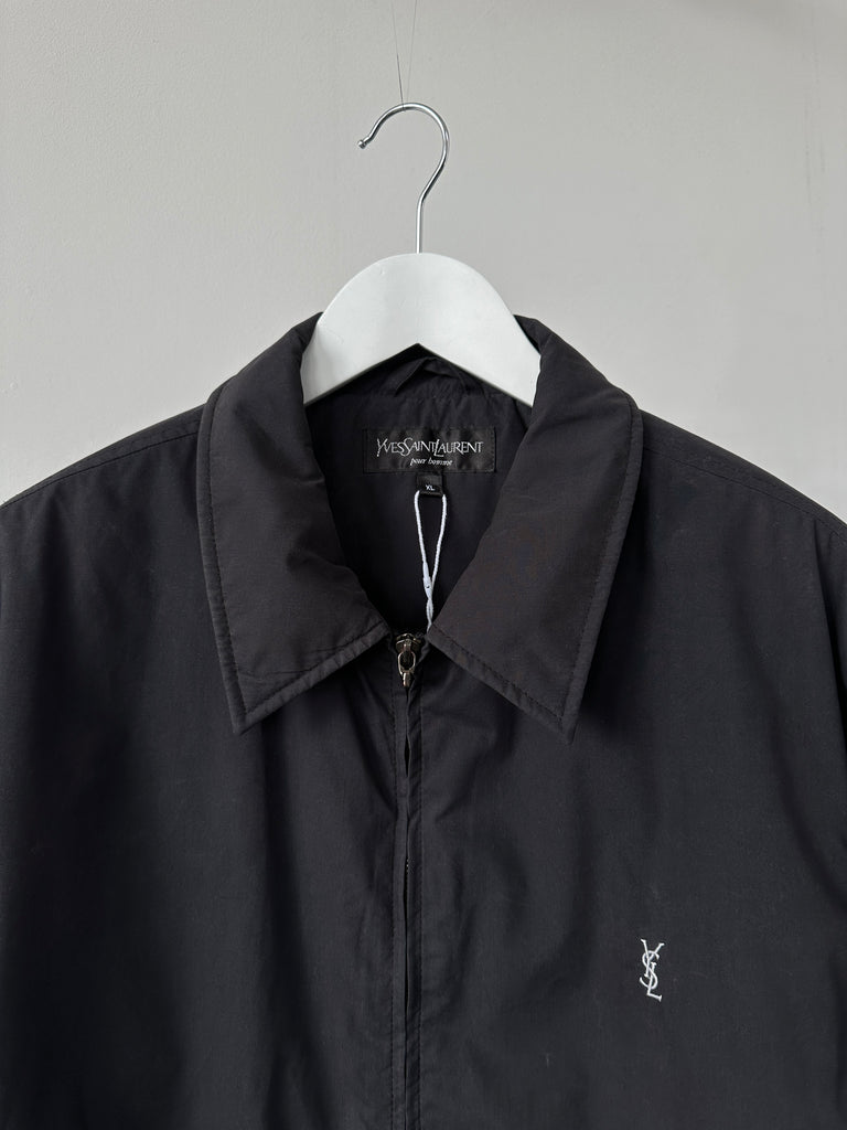 Yves Saint Laurent Padded Logo Bomber Jacket - XL - SYLK
