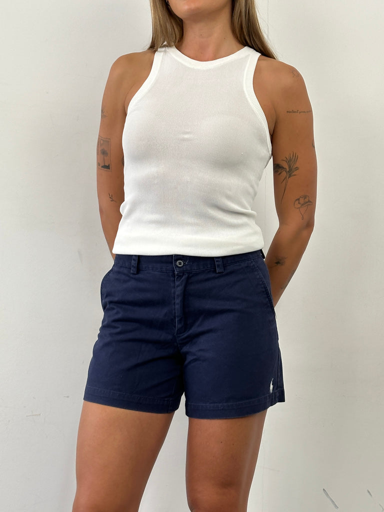 Ralph Lauren Sport Pure Cotton Logo Mini Shorts - W28 - SYLK