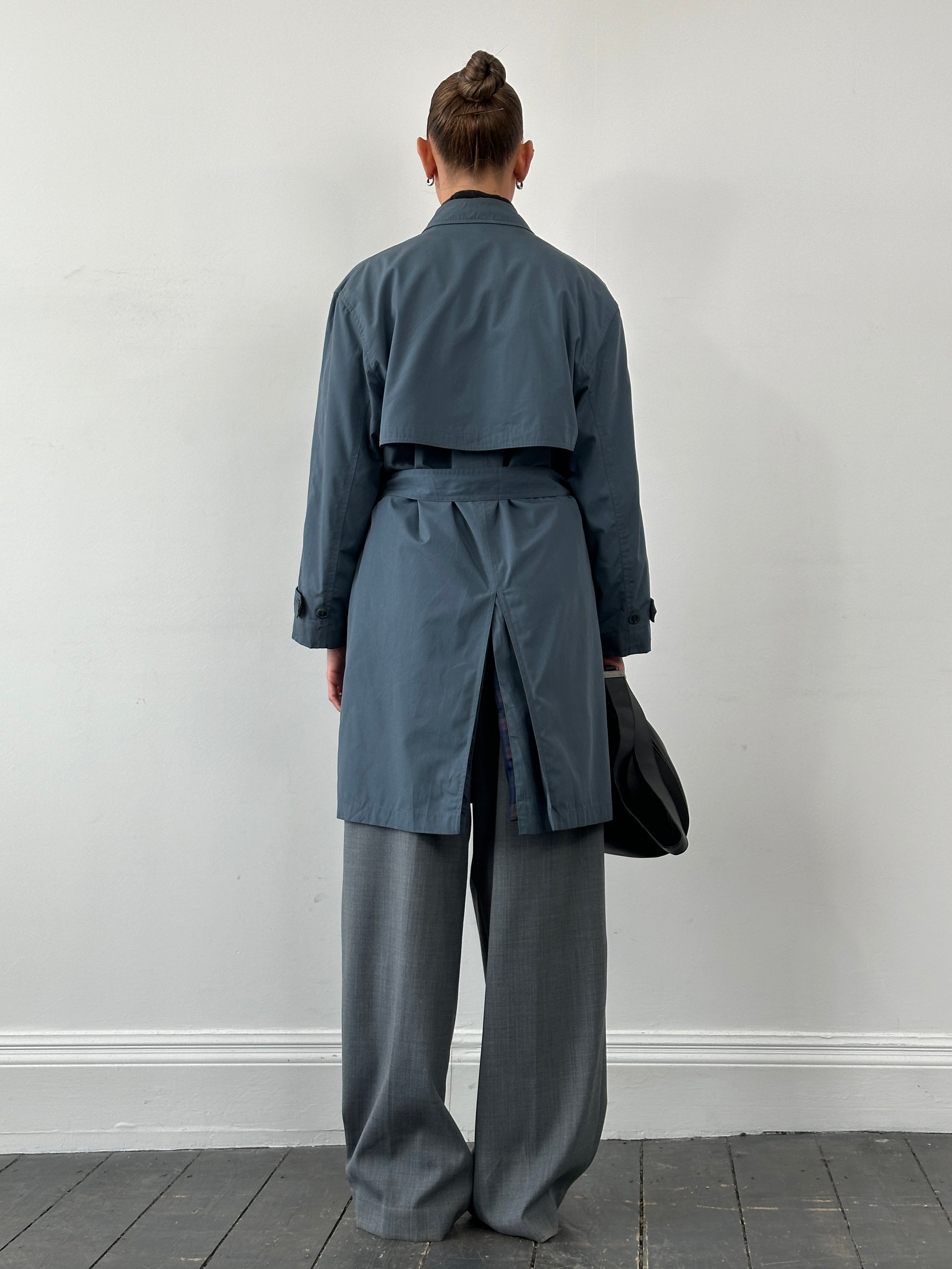 Yves Saint Laurent 80s Belted Trench Coat - L - SYLK