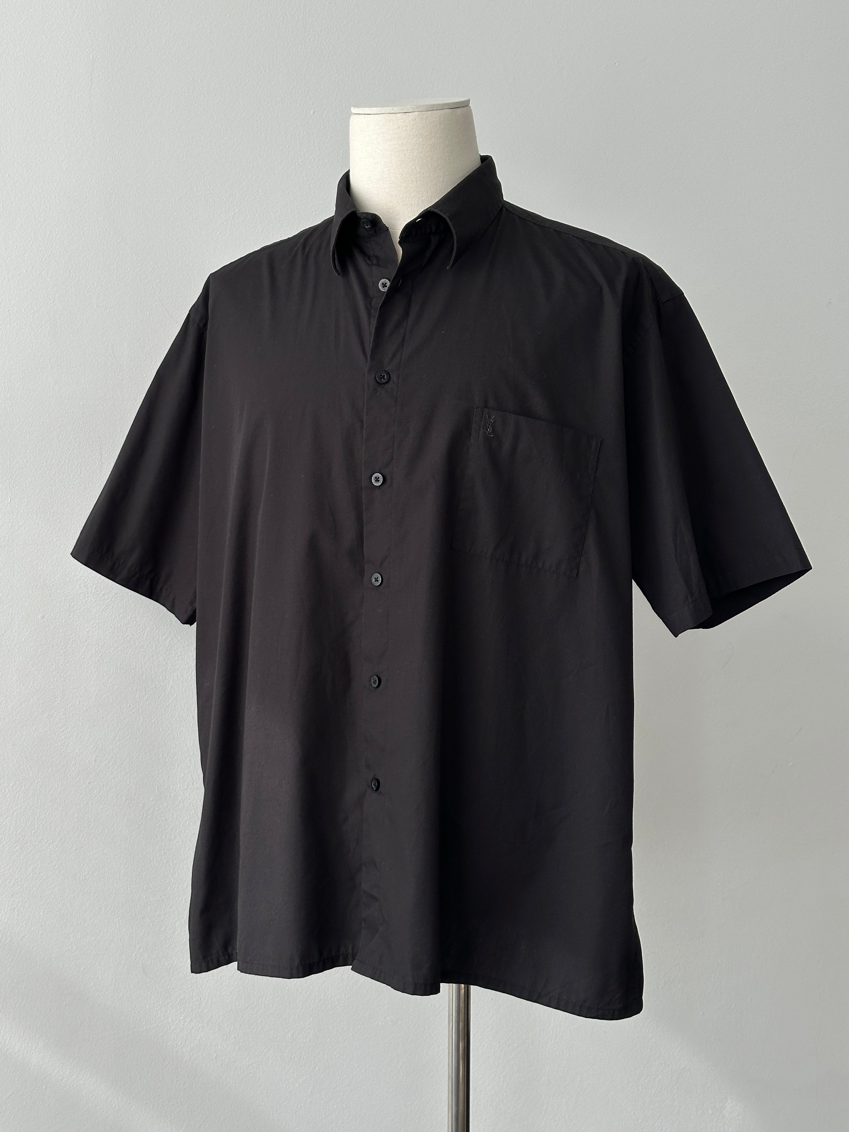 Yves Saint Laurent Pour Homme 2000s Short Sleeve Shirt - XXL