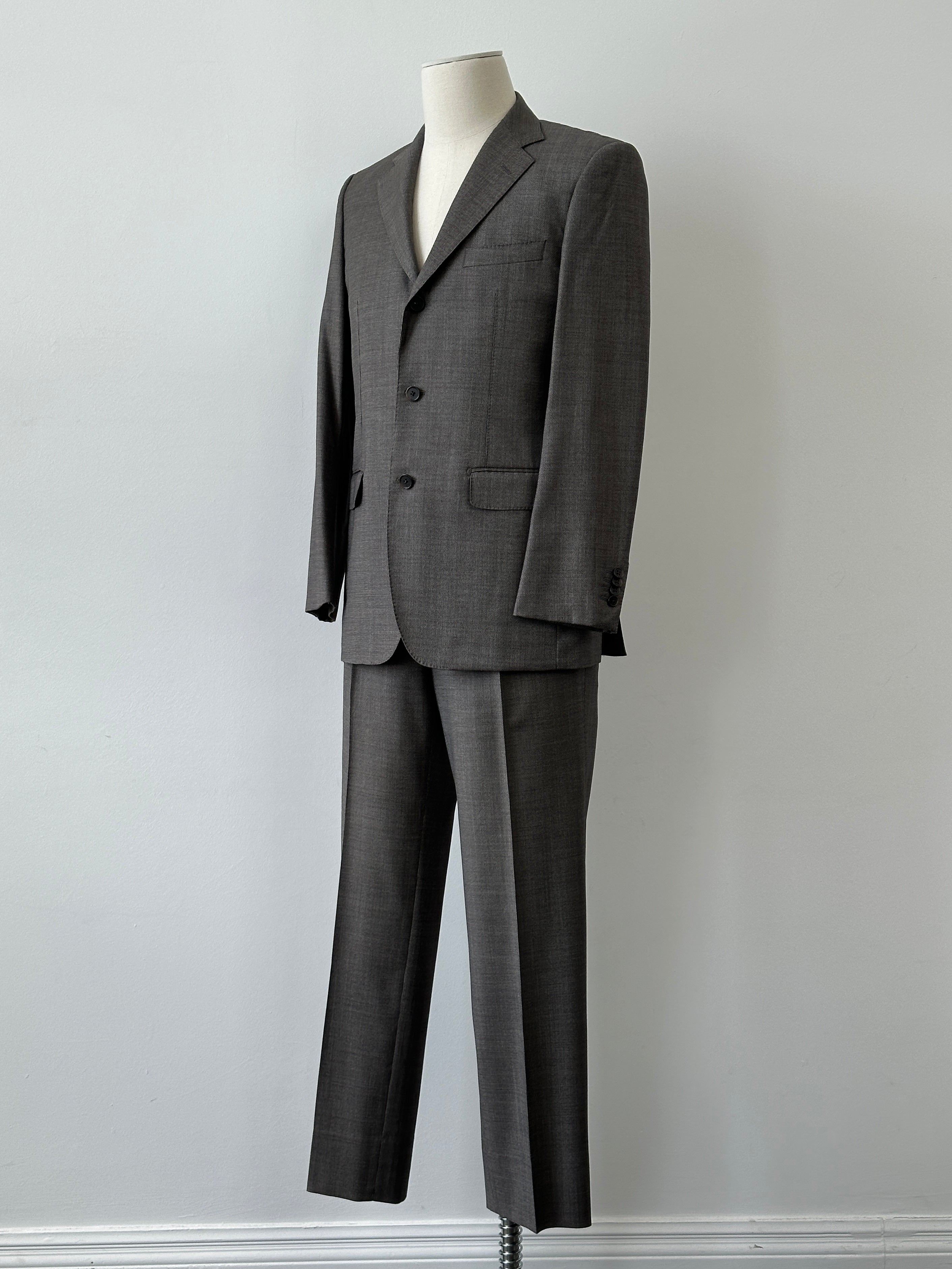 Loro Piana x Ivory Court 1990s Pure Wool Suit - 40S/W30