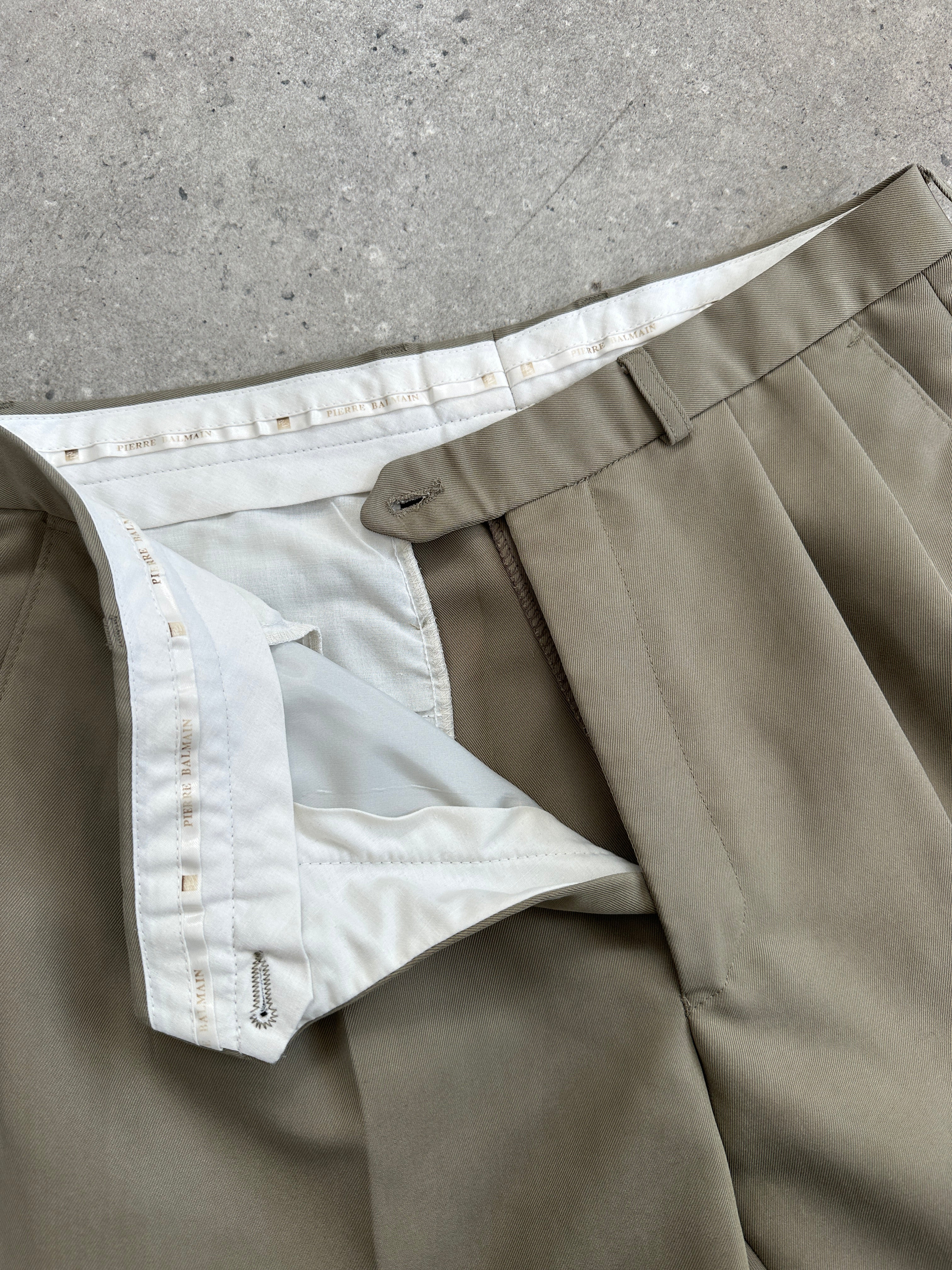 Pierre Balmain 1990s Straight Leg Tailored Trousers - W32