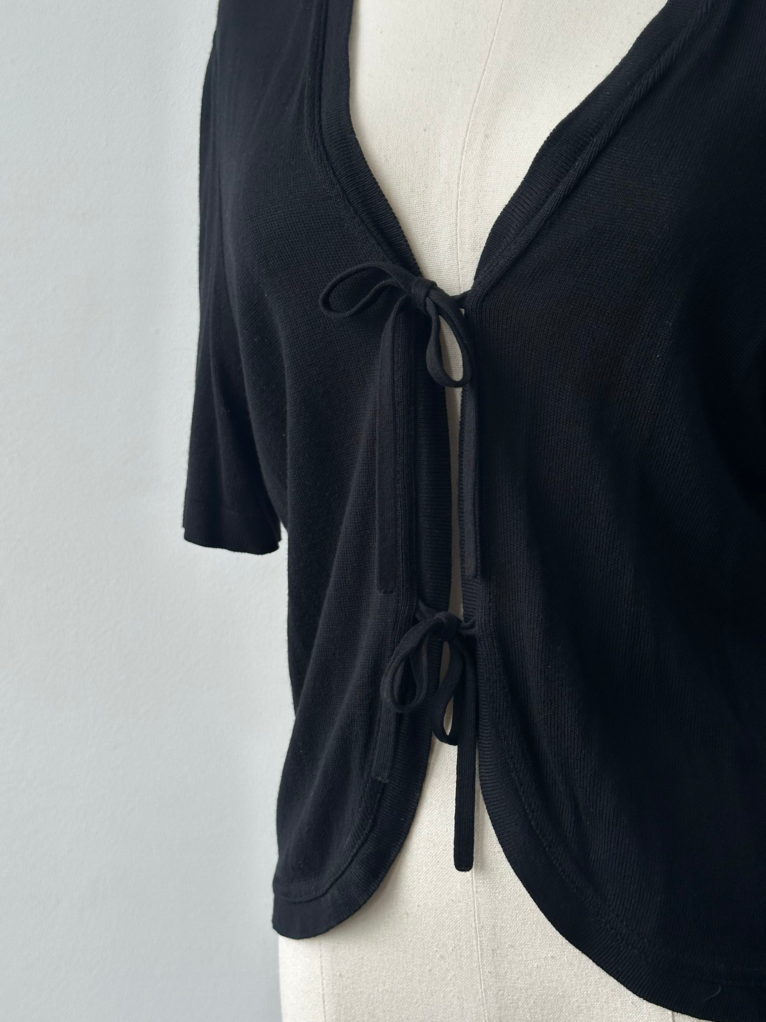 Mani 1990s Tie Front Top - S/M