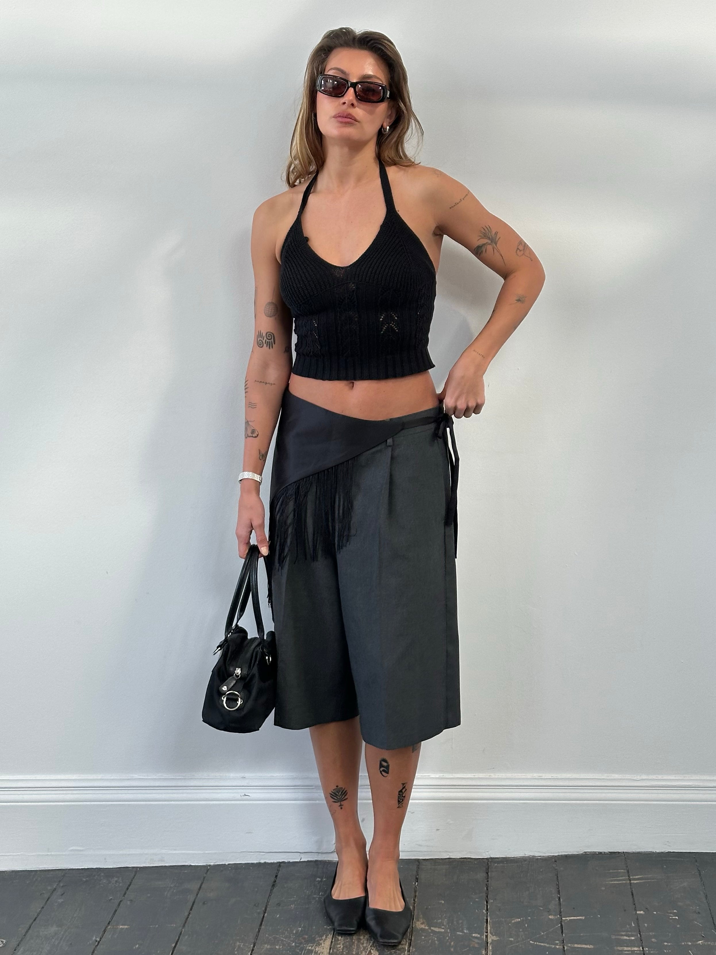 Vintage 1990s Cotton Knit Top - S