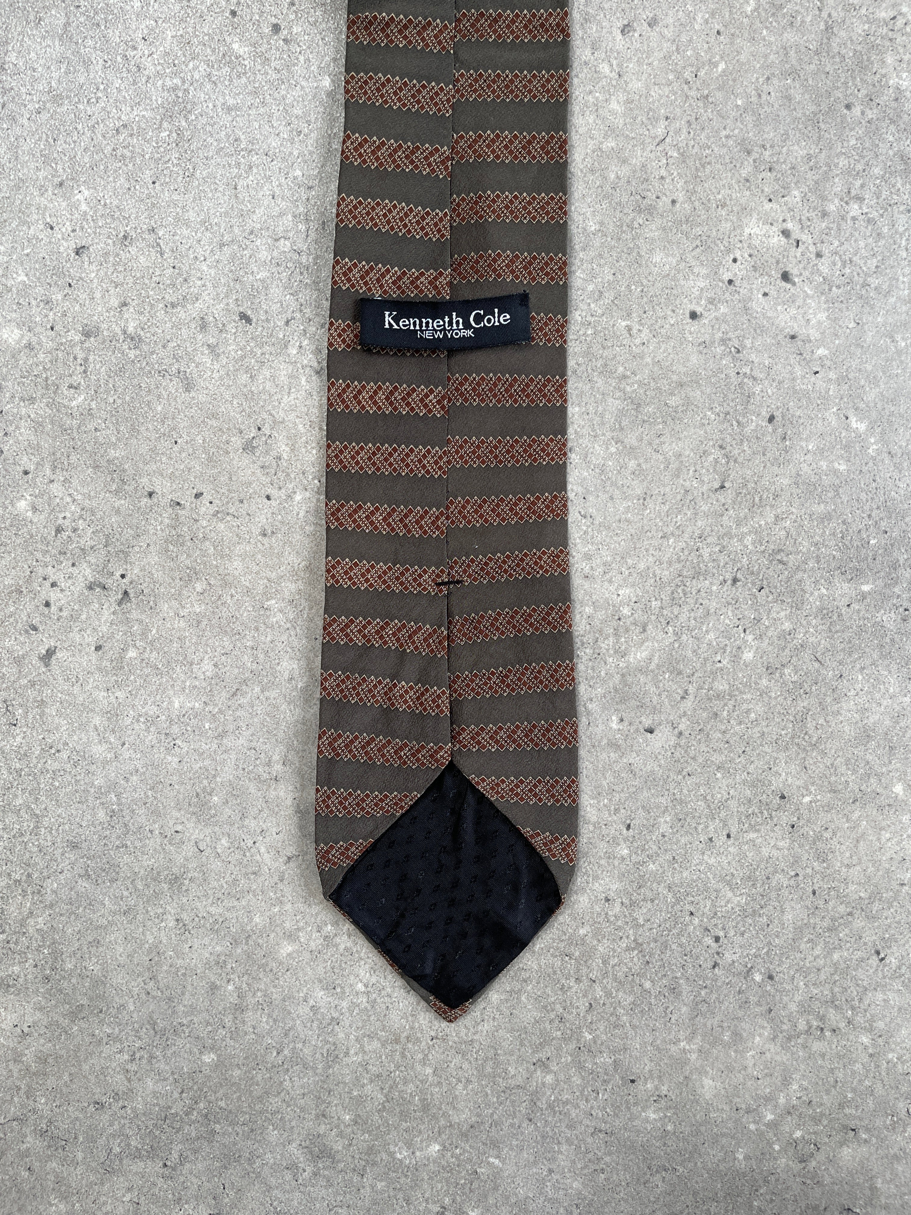 USA Vintage 1990s Pure Silk Striped Tie