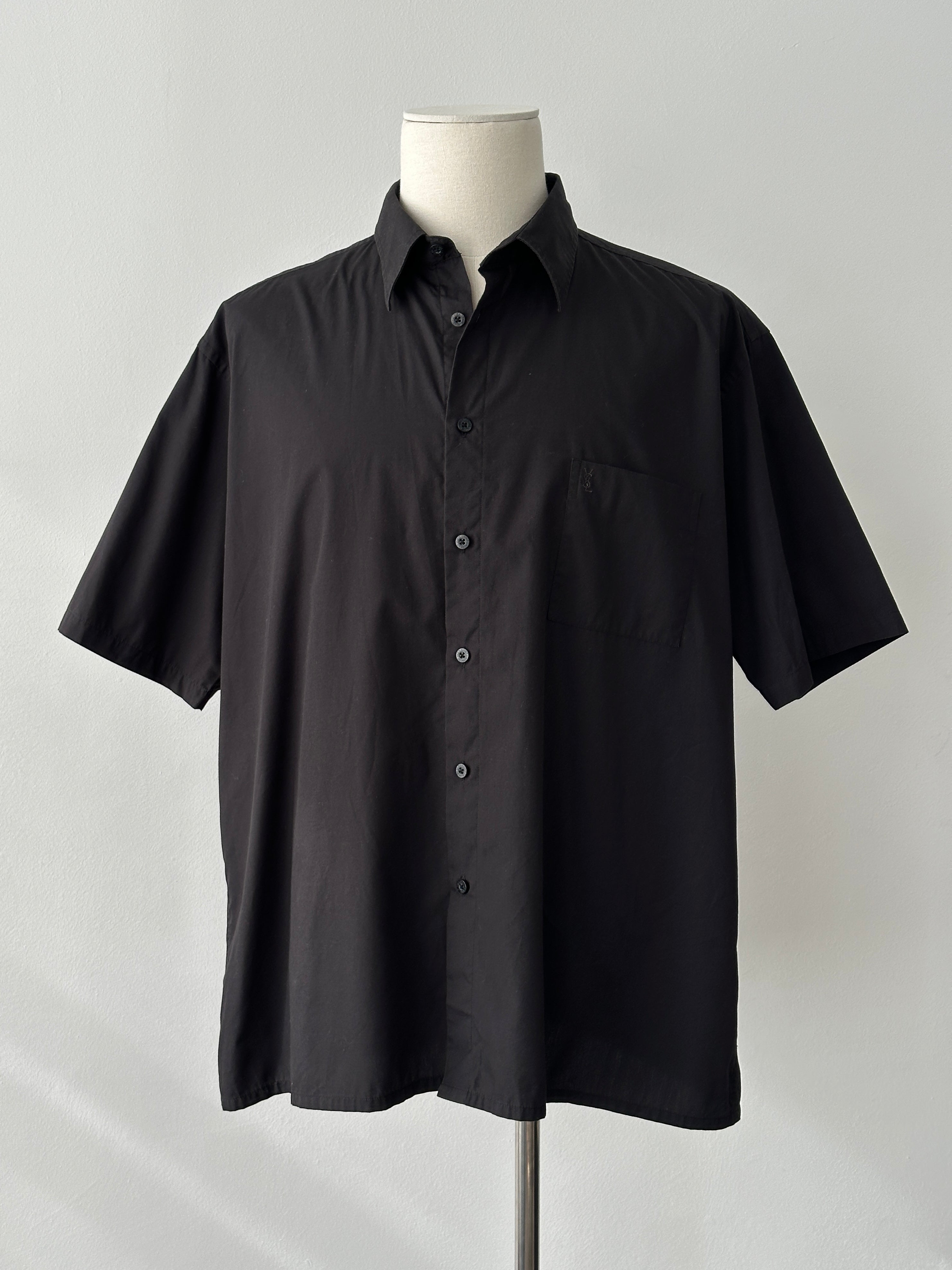Yves Saint Laurent Pour Homme 2000s Short Sleeve Shirt - XXL