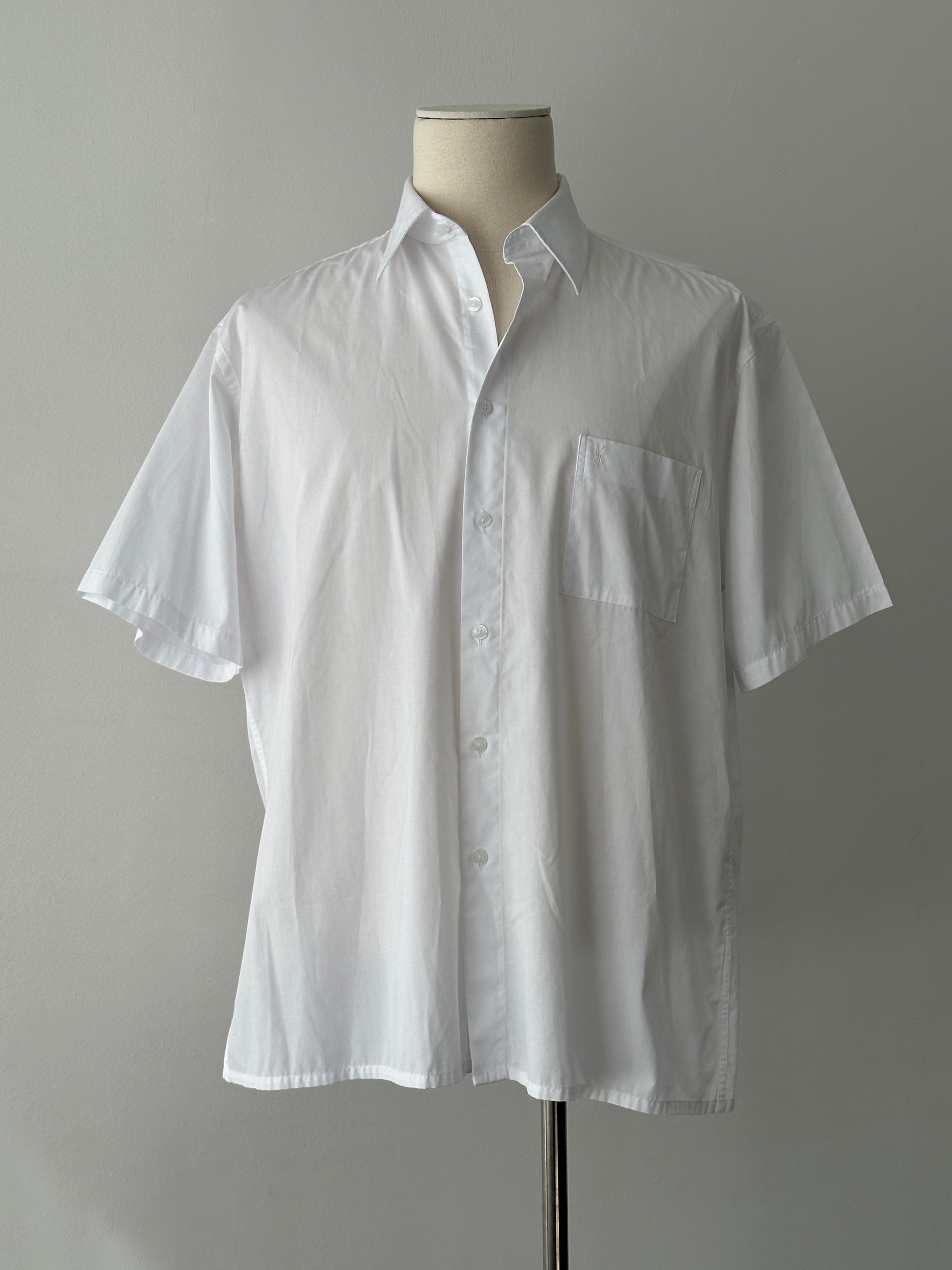 Yves Saint Laurent 2000s Short Sleeve Shirt - XL