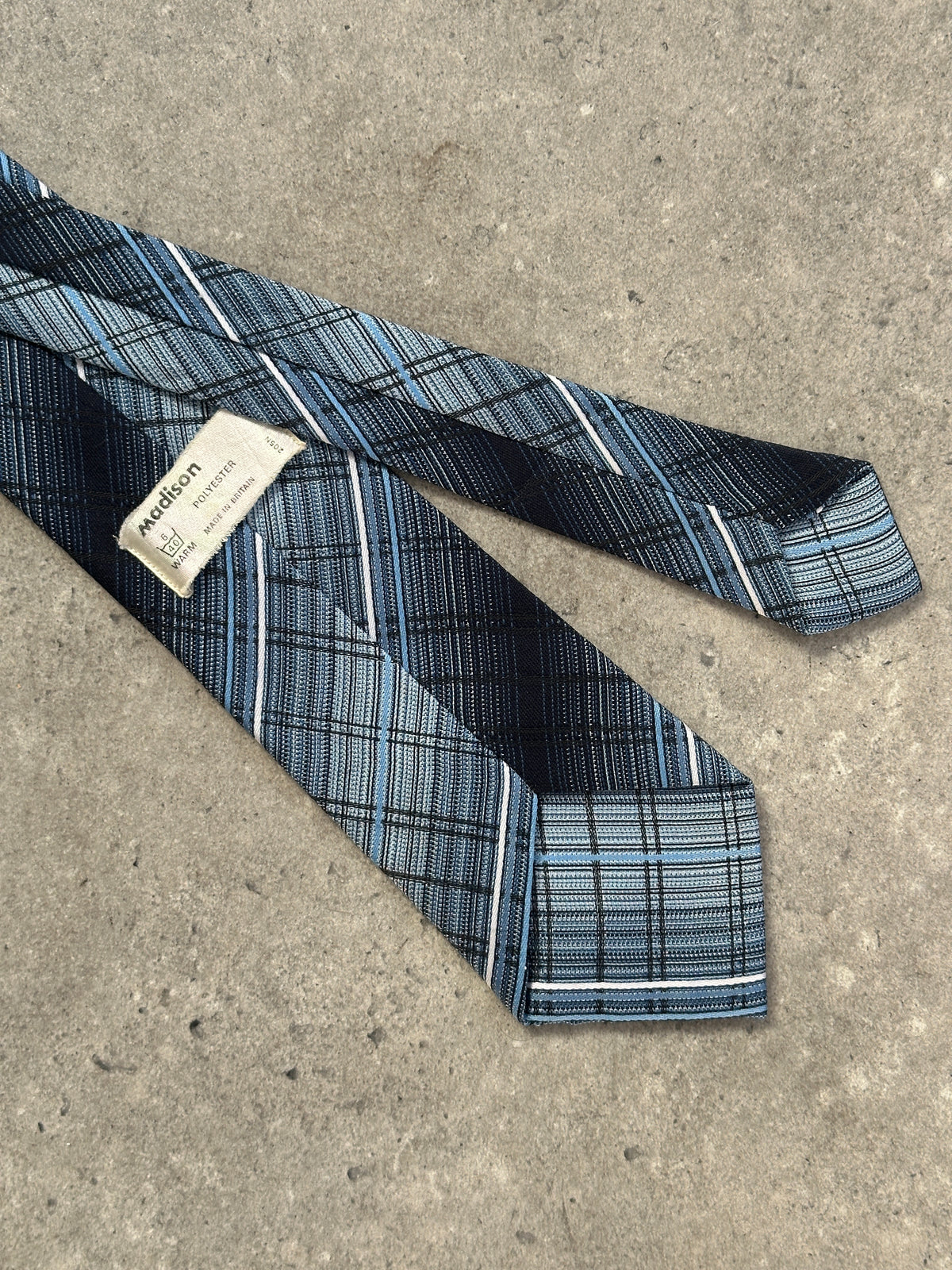 Vintage 1980s Striped Tie