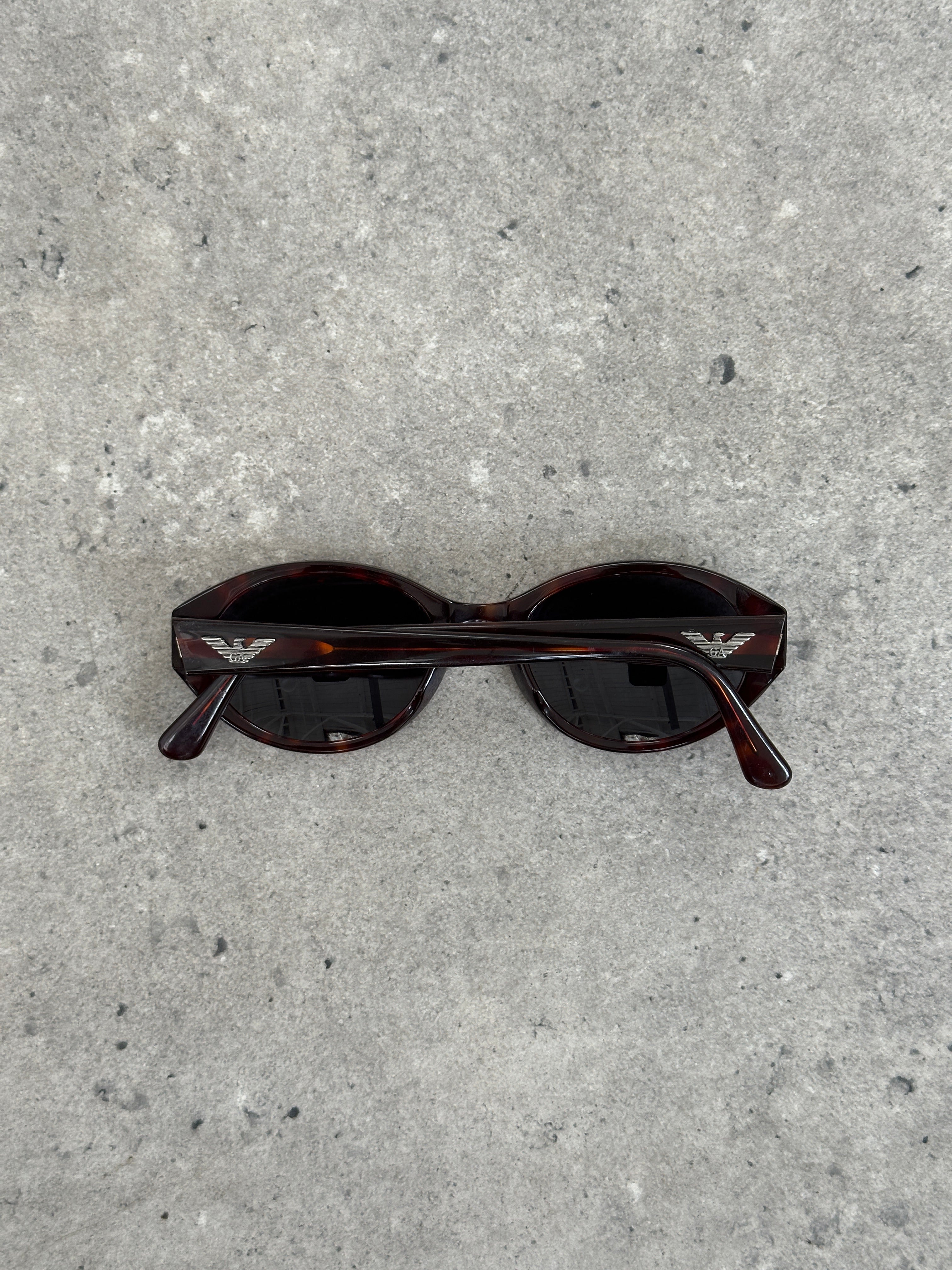 Emporio Armani 2000s Oval Logo Sunglasses