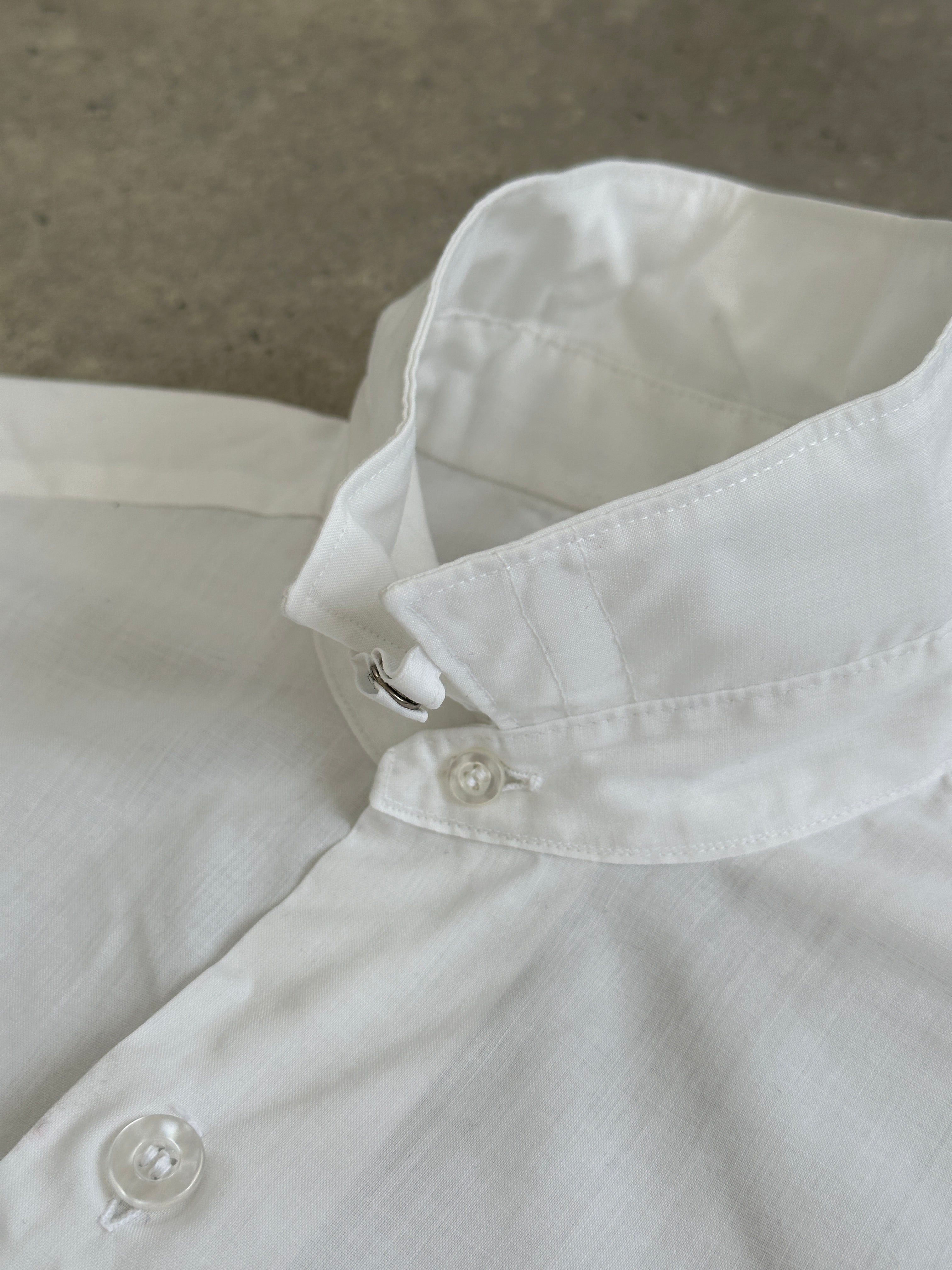 Vintage 1990s High Neck Short Sleeve Shirt - S