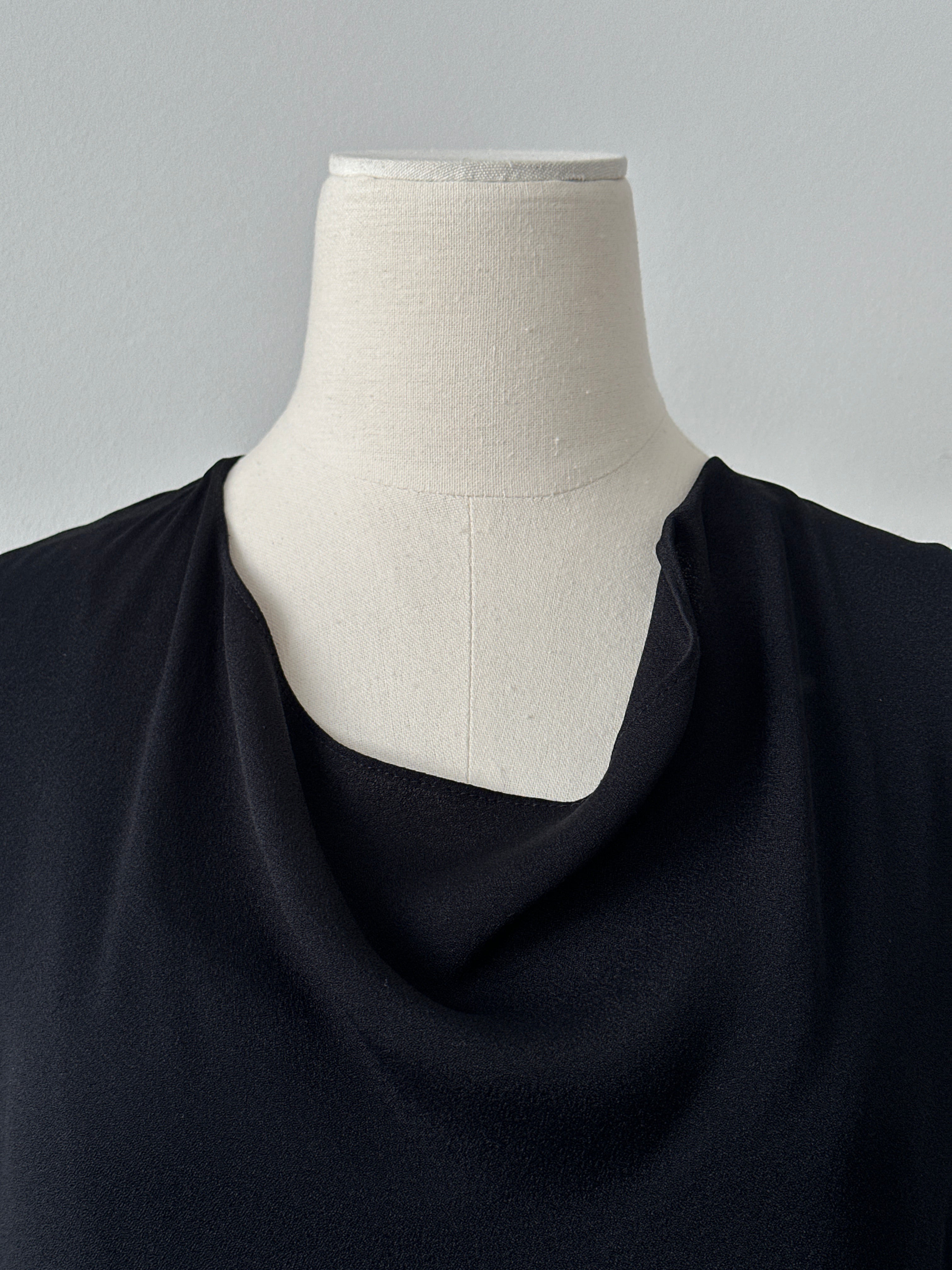 Joseph 2000s Cowl Neck Sleeveless Dress - S