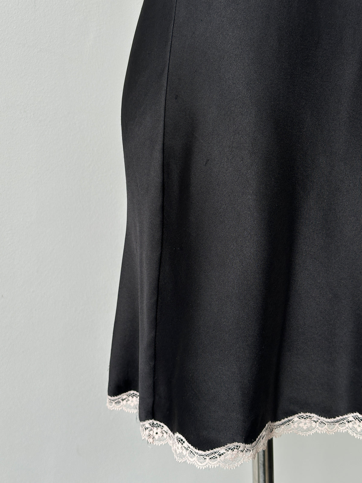 Victoria's Secret 2000s Lace Satin Mini Dress - S