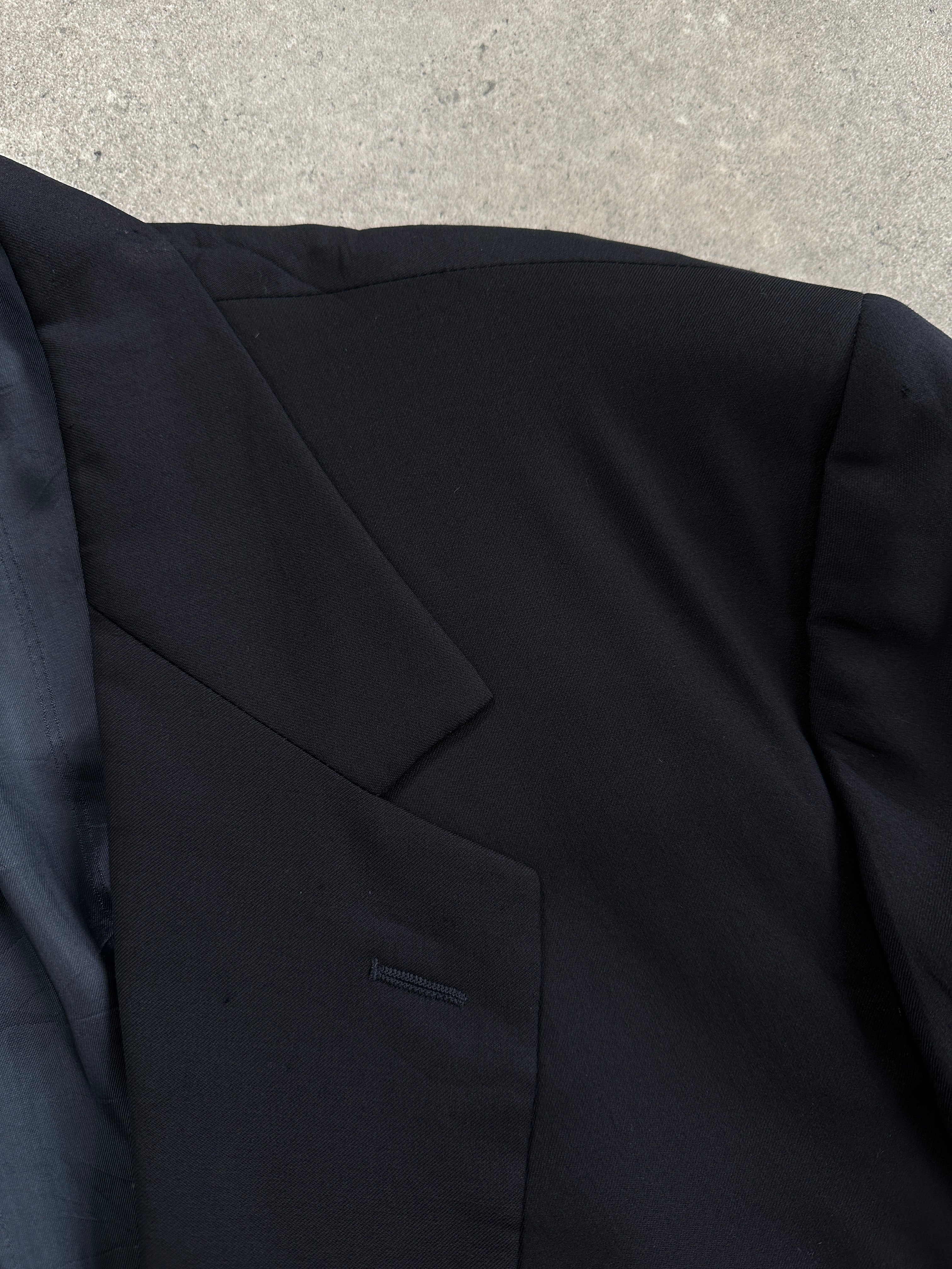 Versace Bespoke pure wool single-button blazer in size 48R/XXL, shown in a tailored fit with classic lapel and button closure.