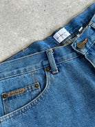 Calvin Klein CK Loose Leg Denim Shorts - W32 - SYLK
