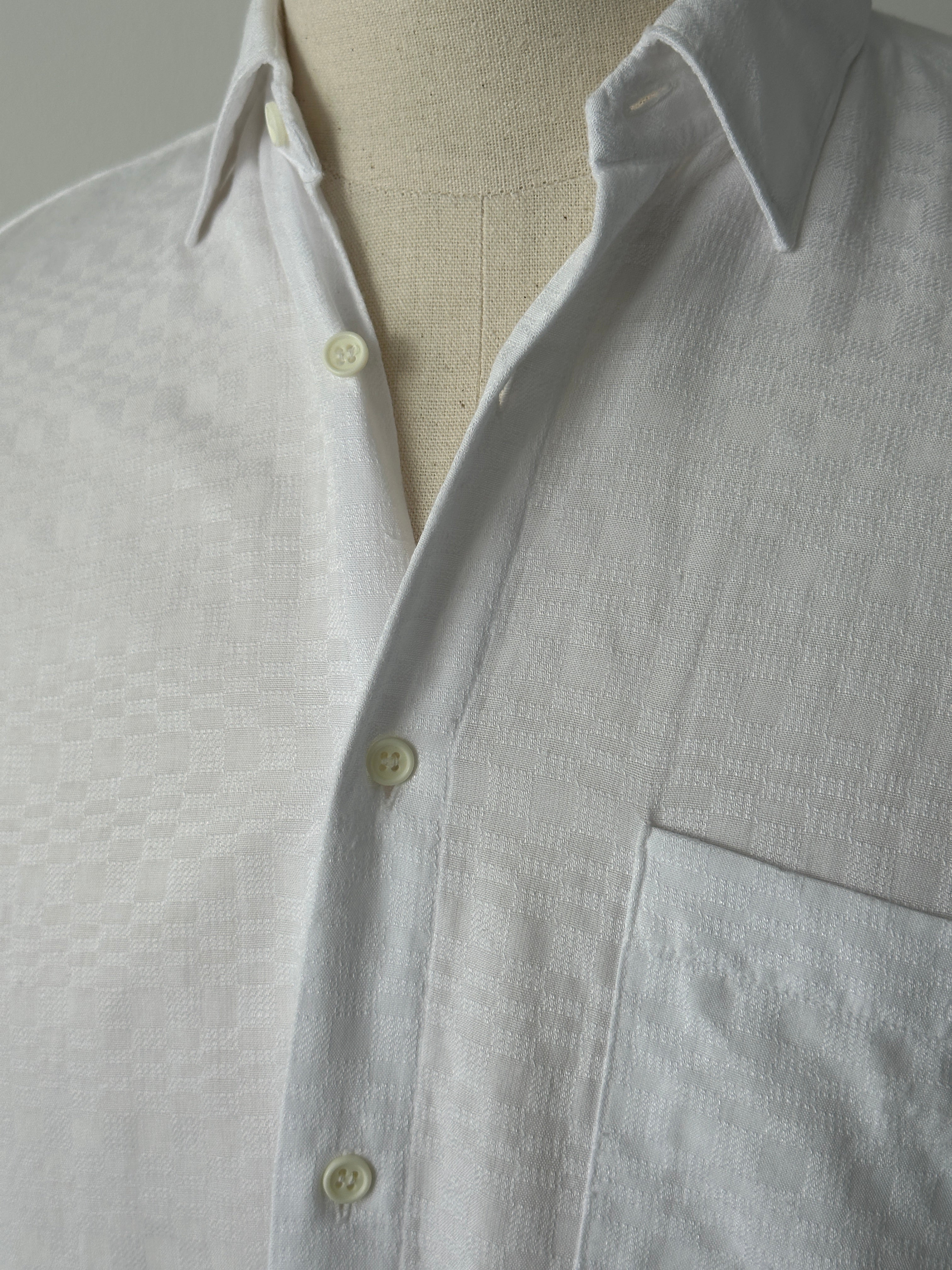 Vintage 2000s Cotton Short Sleeve Woven Shirt - S