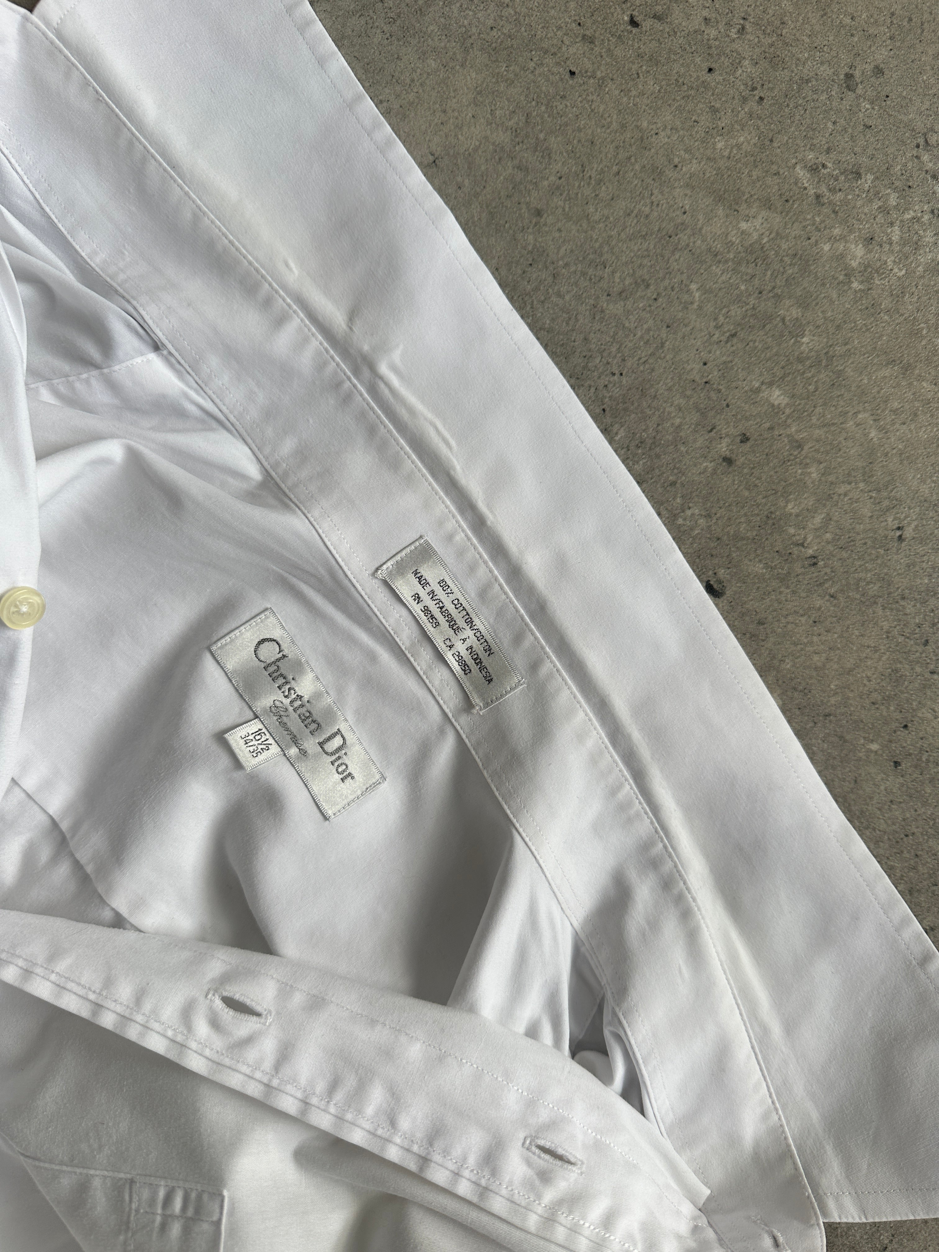 Christian Dior 1990s cotton shirt in XL, showing a classic button-up design with a soft fabric and tailored fit.