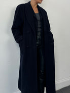 British Vintage Wool Cashmere Coat - M - SYLK