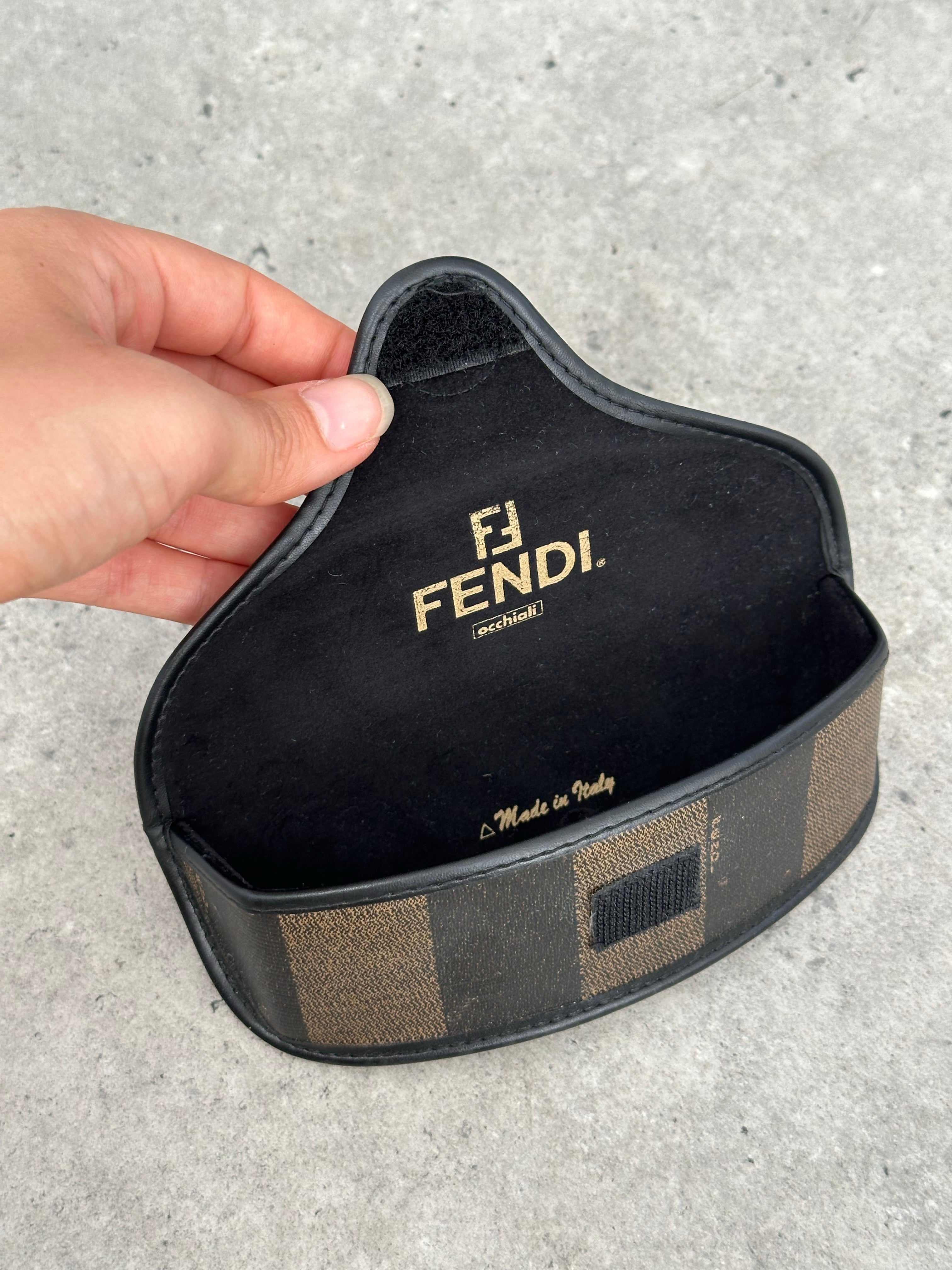 Fendi 1990s Logo Rectangle Sunglasses