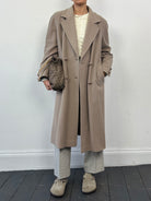 Vintage Wool Cashmere Double Breasted Coat - M - SYLK