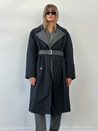 Vinatge Reversible Wool Belted Trench Coat - XL - SYLK