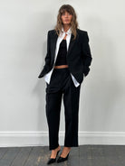 Christian Dior 1990s Wool Single Breasted Tuxedo Suit - 42S/W32 - SYLK