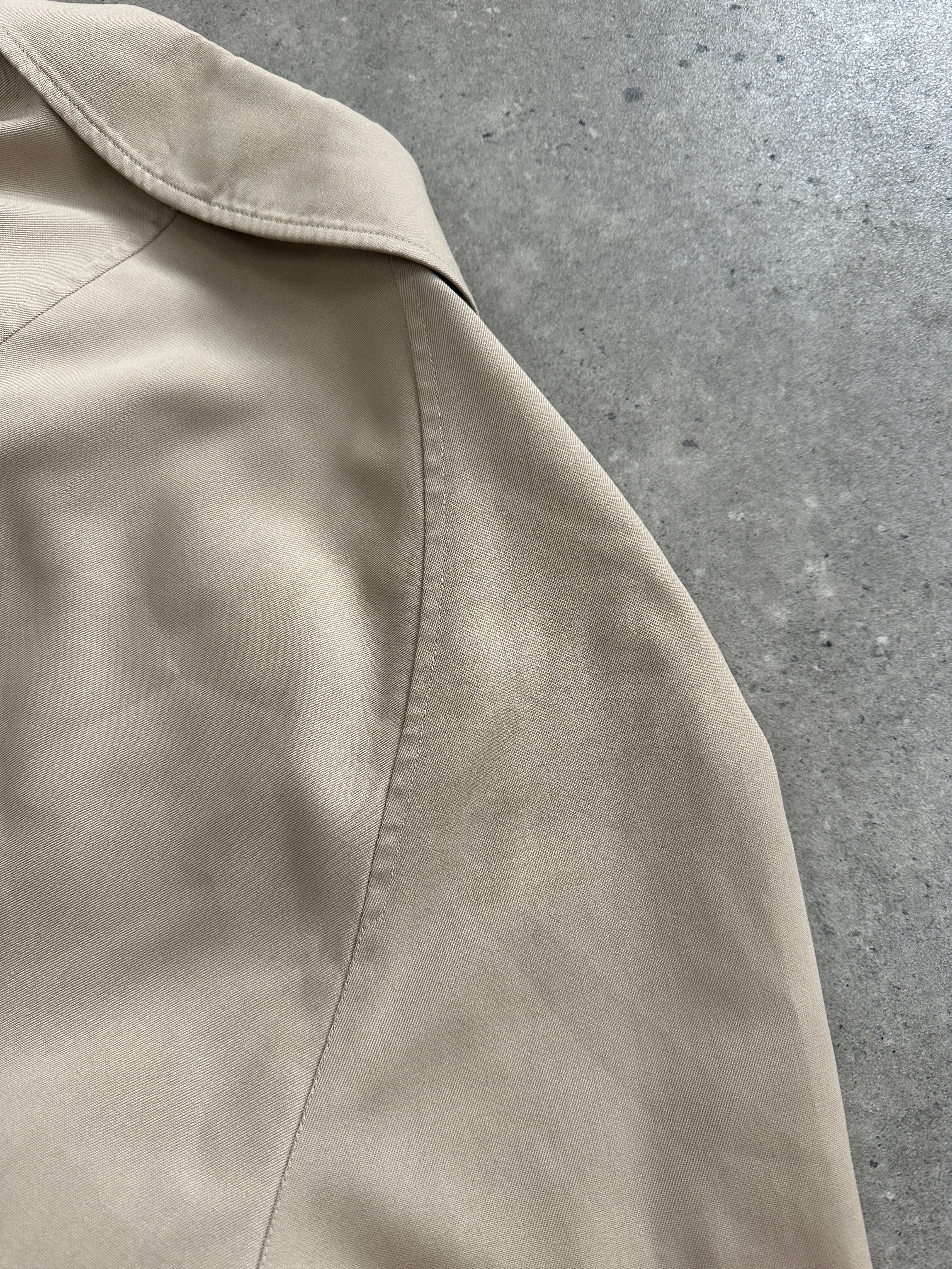 Burberrys 80s Cotton Trench Coat - XL - SYLK