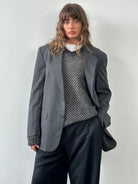 Loro Piana 1990s Pure Wool Single Breasted Blazer - 42R/XL - SYLK