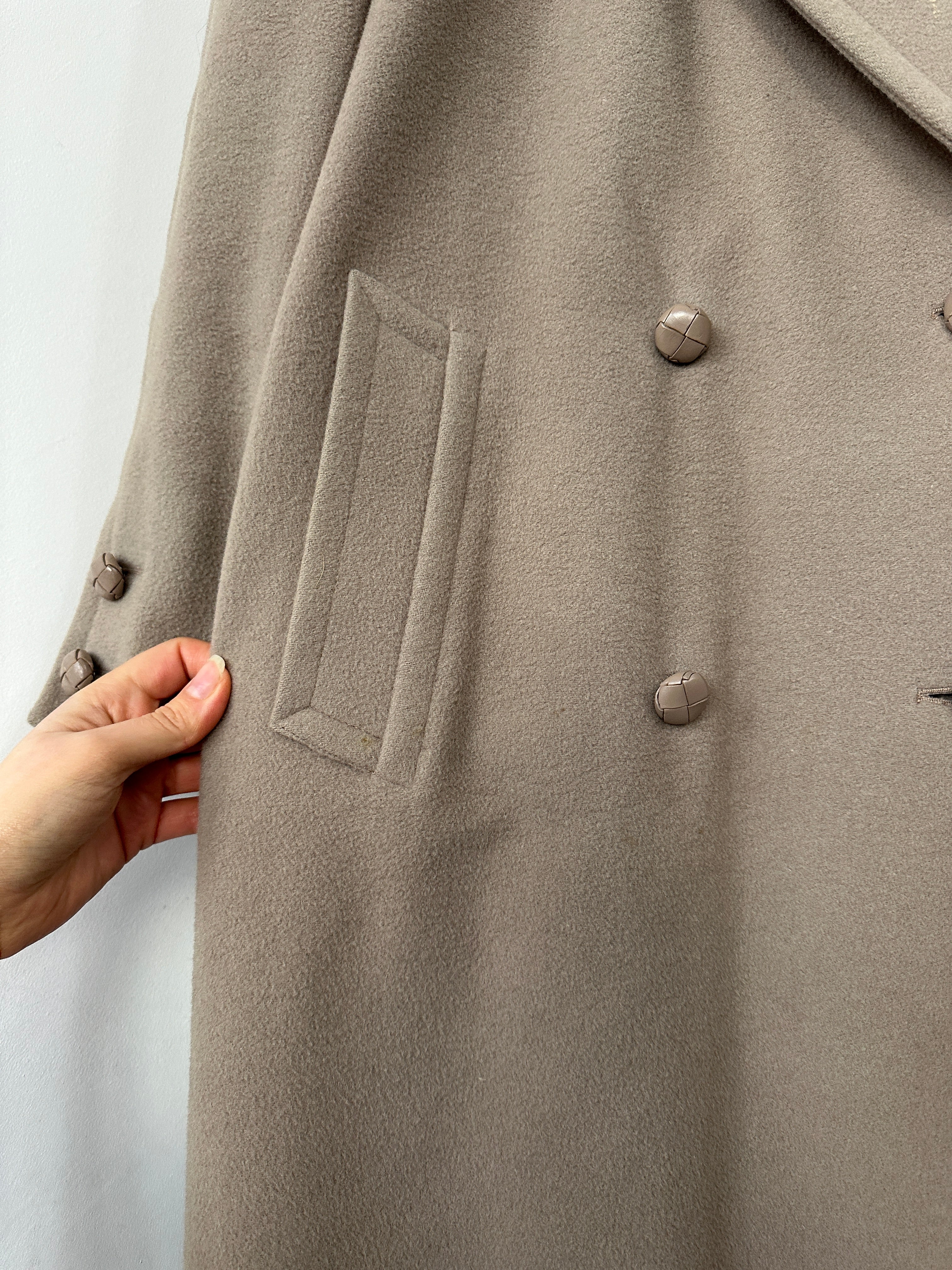 Vintage Wool Cashmere Double Breasted Coat - M - SYLK