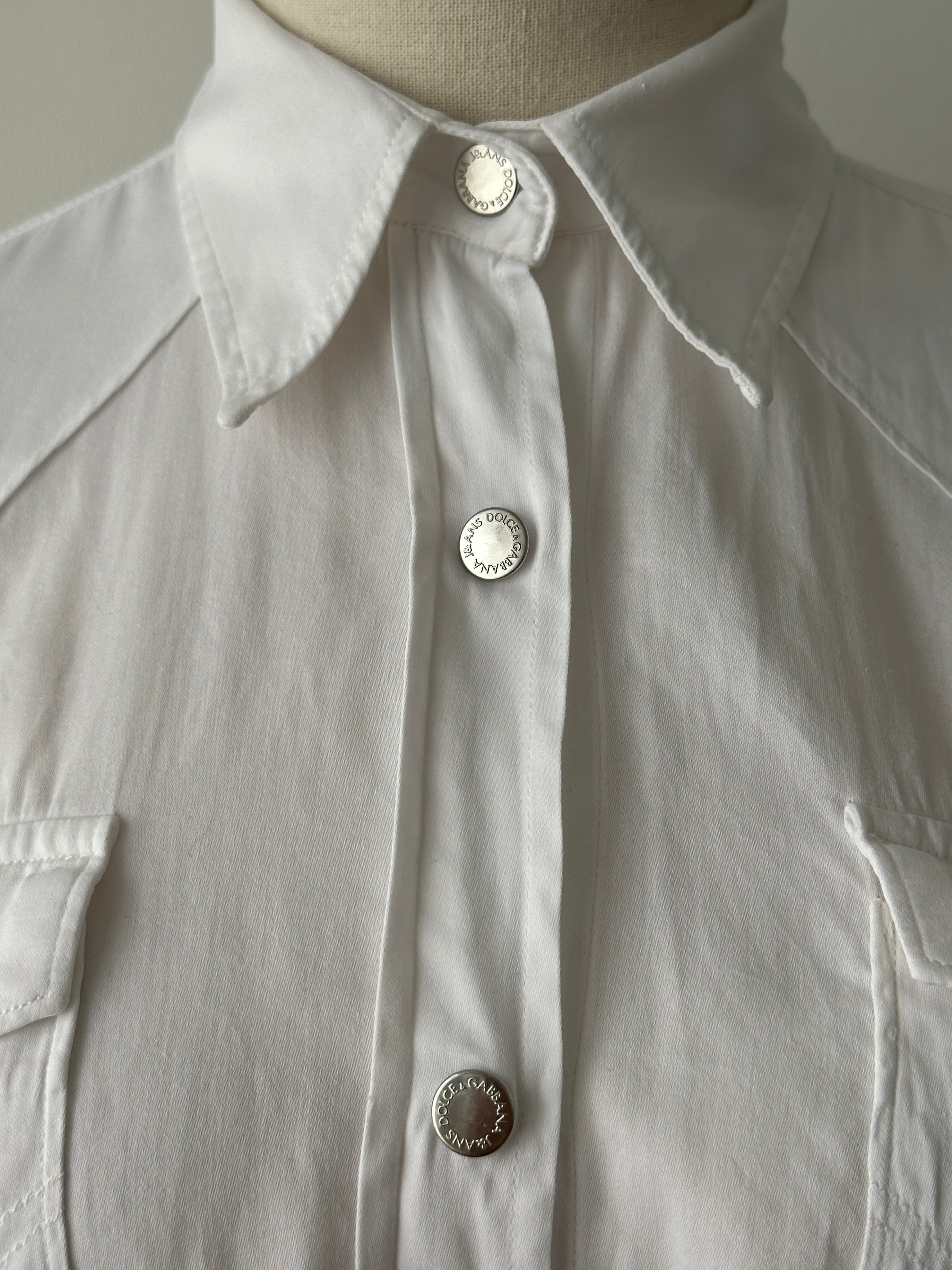Dolce & Gabbana J&ANS 1990s Bespoke Button Shirt - S-M