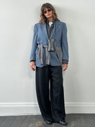 Christian Dior Paris 1980s Pure Wool Check Blazer - 40R/L - SYLK