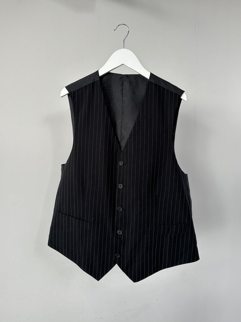 Vintage Pinstripe Waistcoat - XL - SYLK