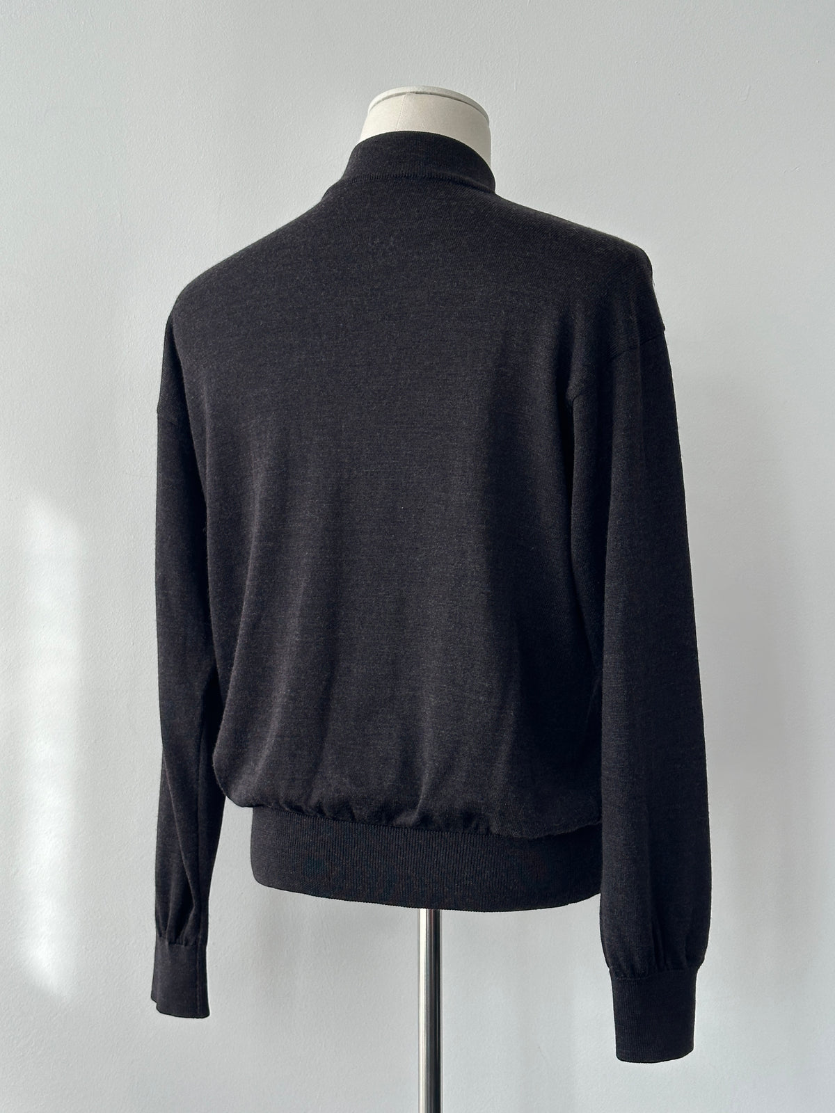 Yves Saint Laurent 1990s Wool High Neck High Neck Jumper - M