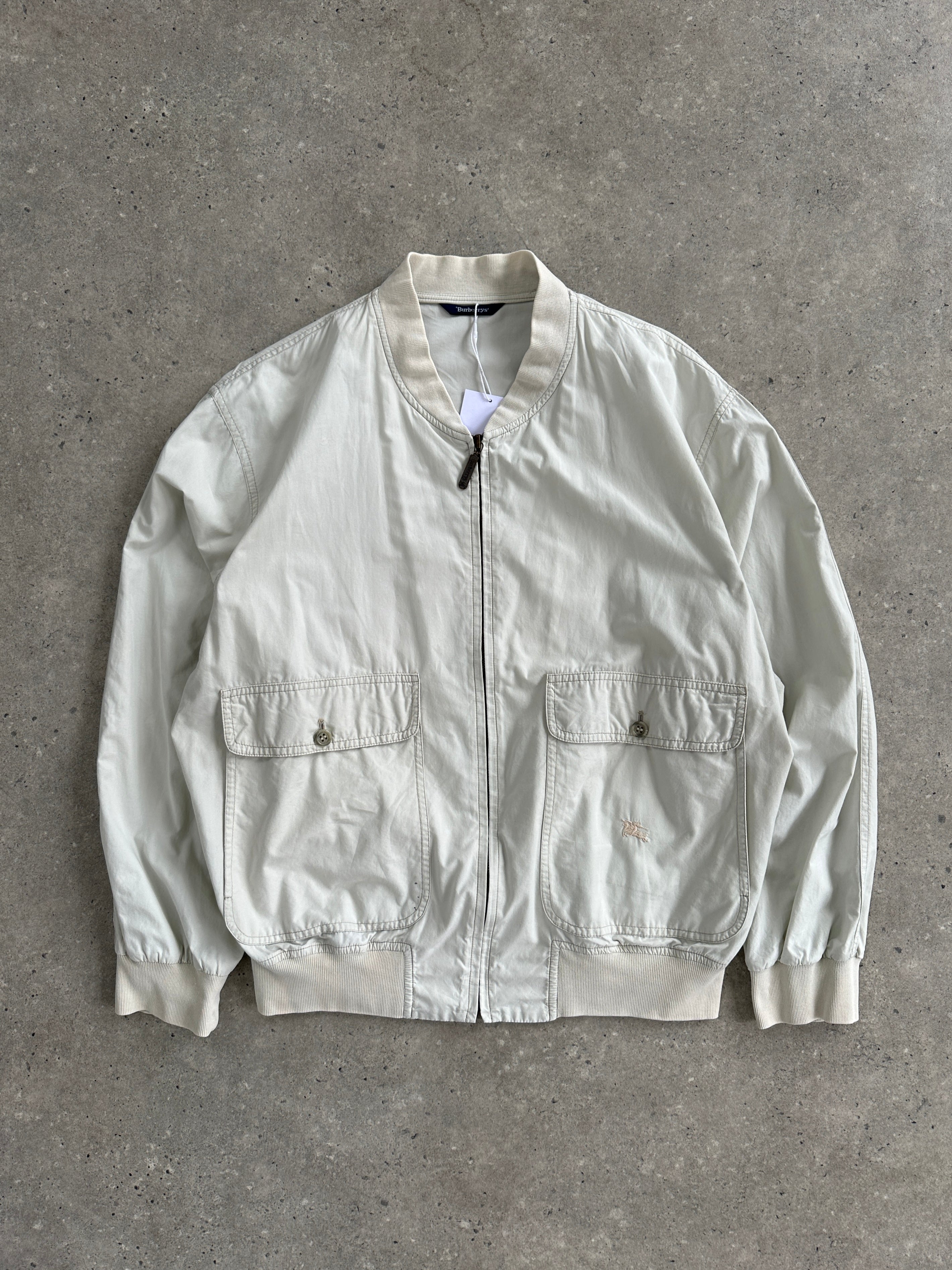 Burberry Logo Bomber Jacket - L/XL - SYLK