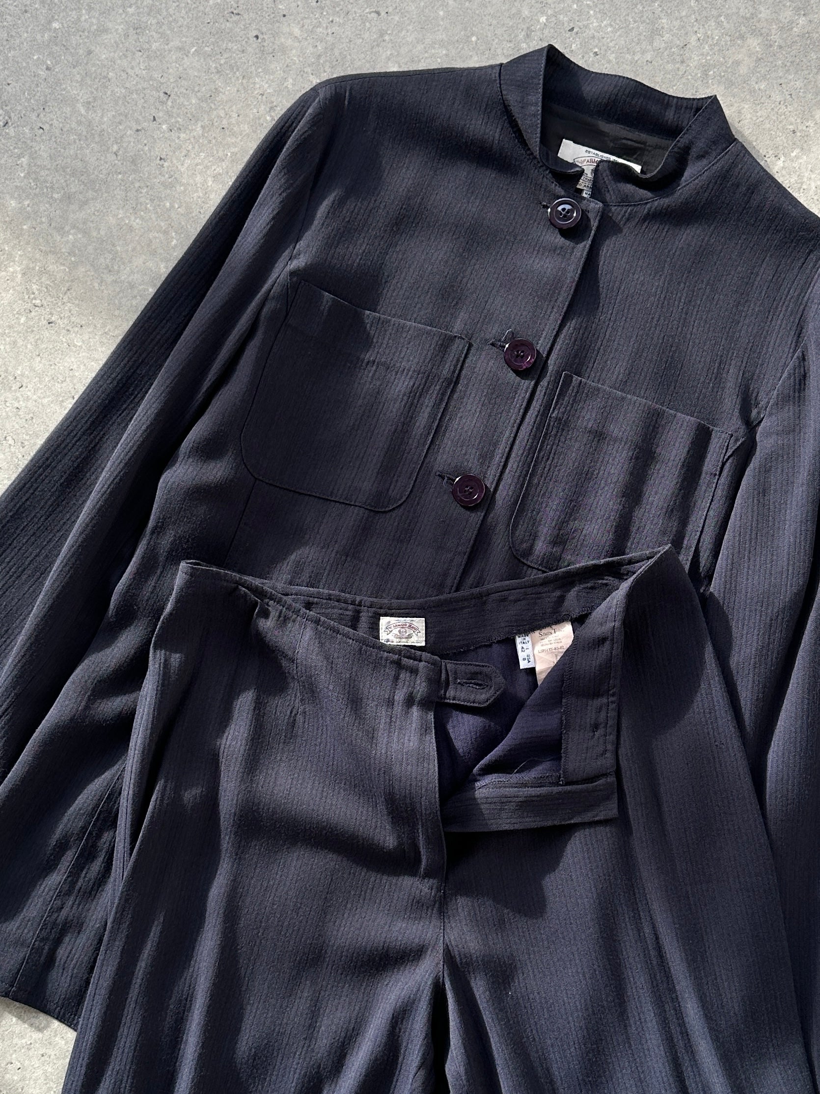 Armani Wool Two Piece Set - XS/S - SYLK