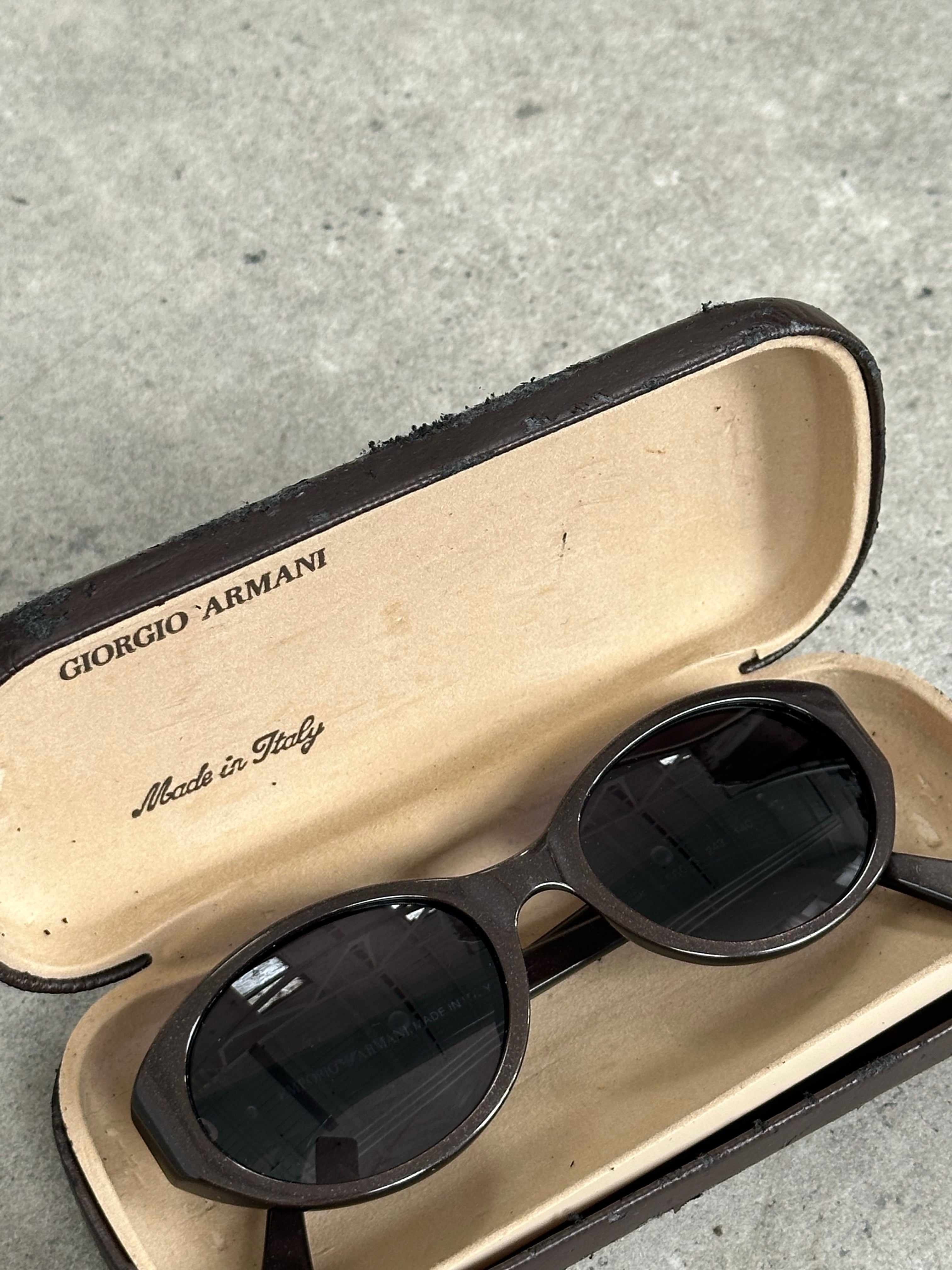 Armani 1990s Oval Logo Sunglasses
