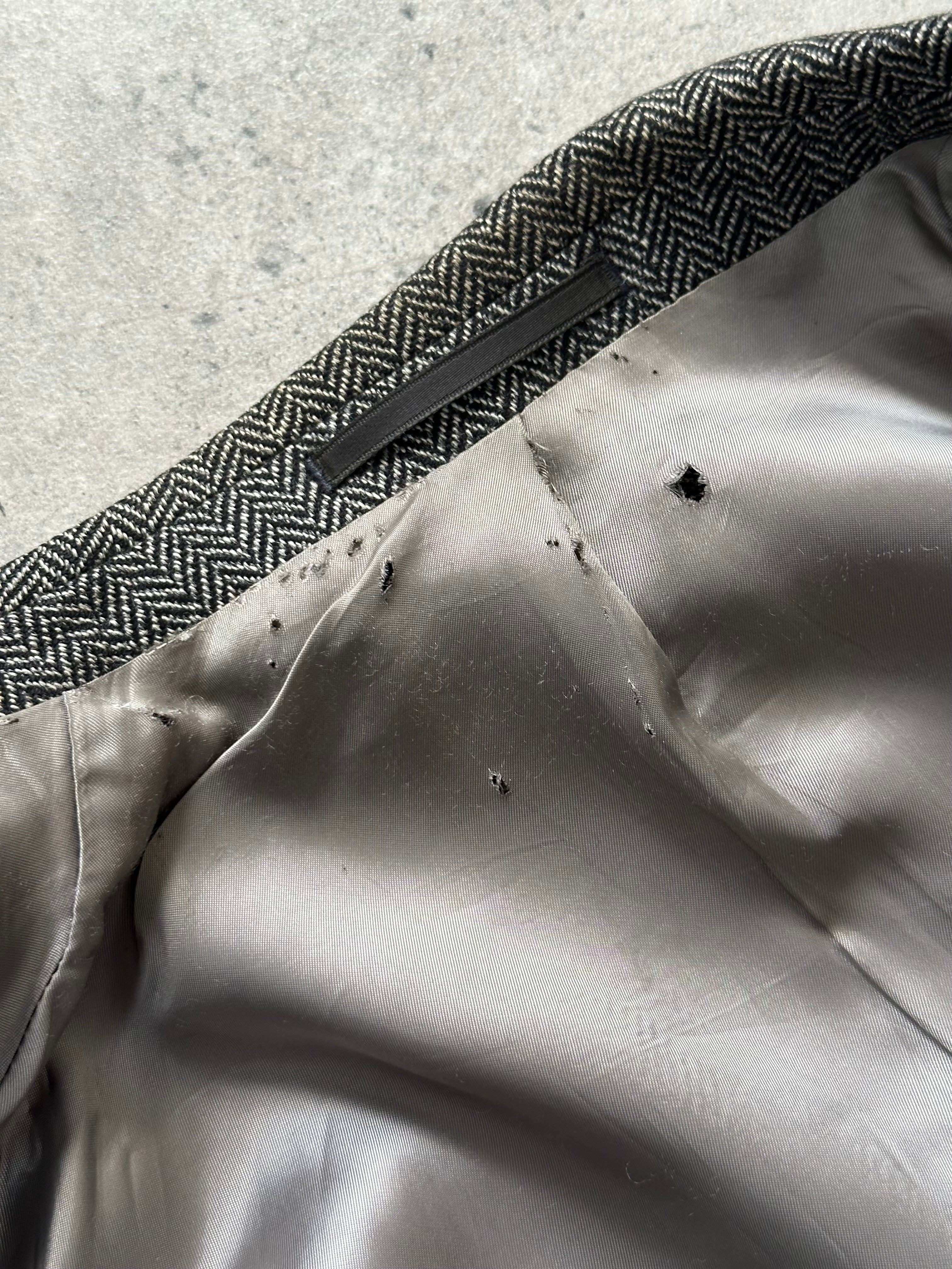 Loro Piana 1990s Wool Cashmere High Neck Blazer - 38R/L - SYLK