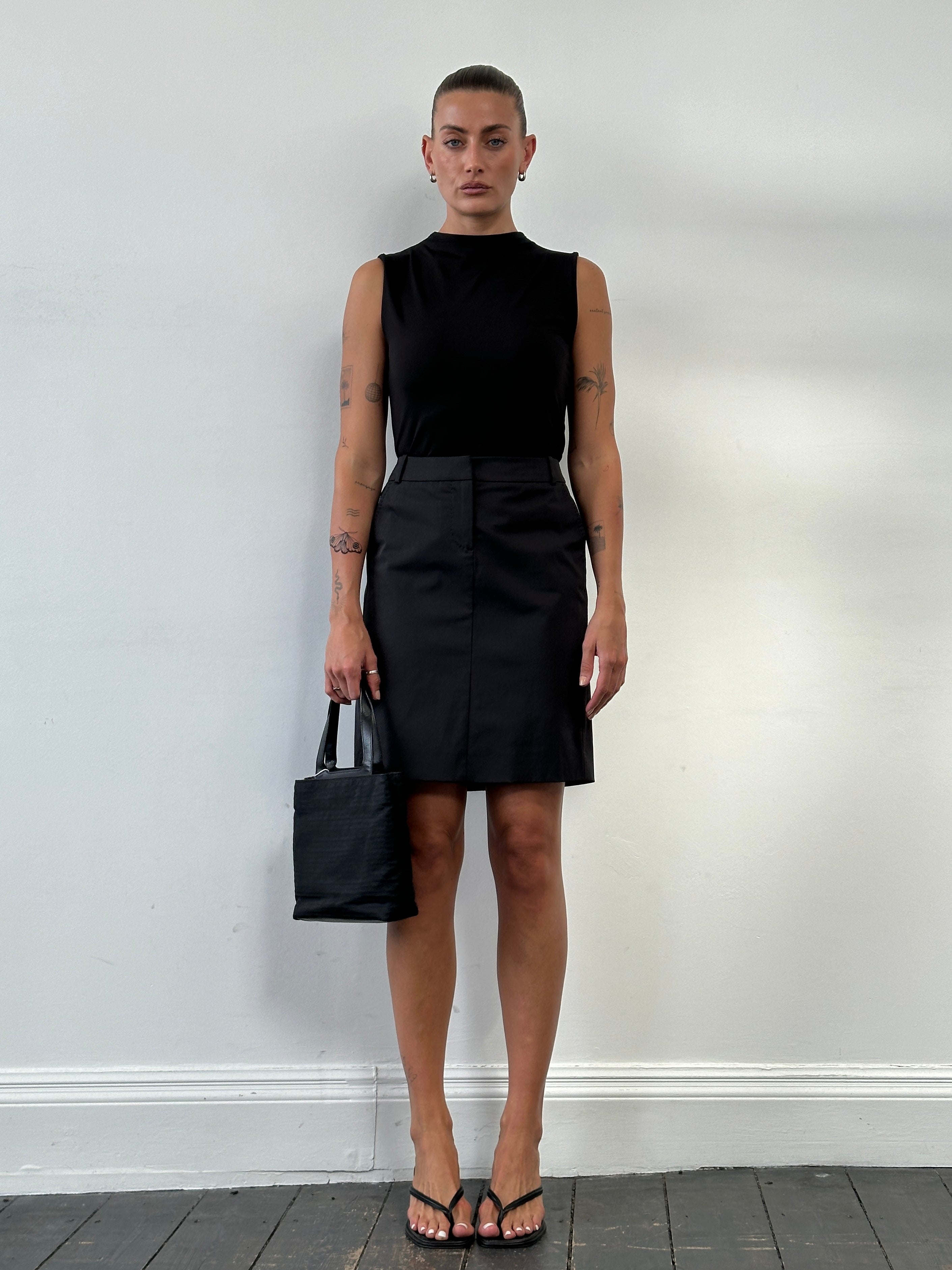 Max Mara Weekend Nylon Skirt - W30 - SYLK