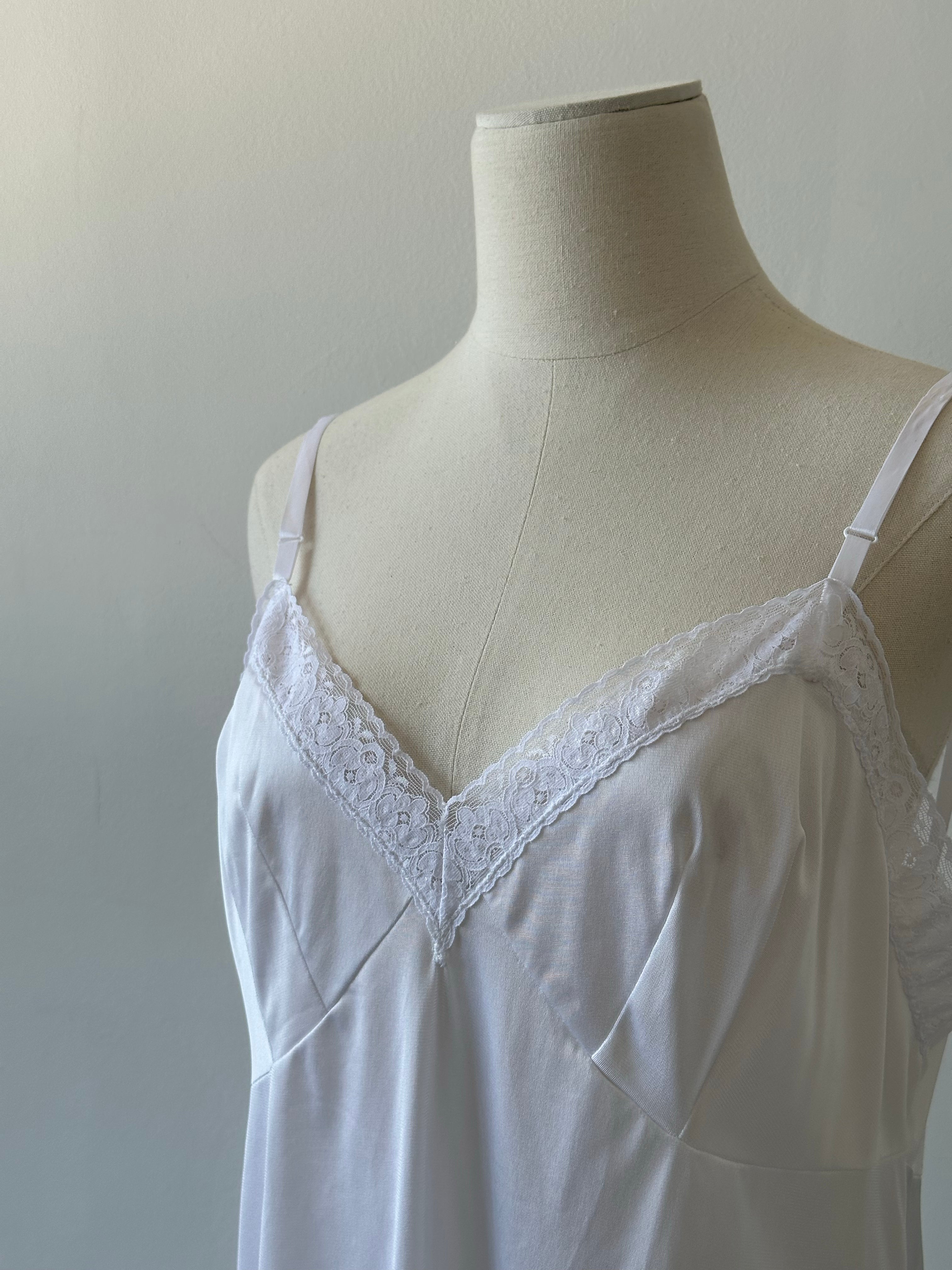 Vintage 1990s Sheer Lace Midi Dress - L