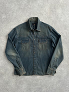 Roberto Cavalli Just Cavalli Faded Denim Shirt - L - SYLK