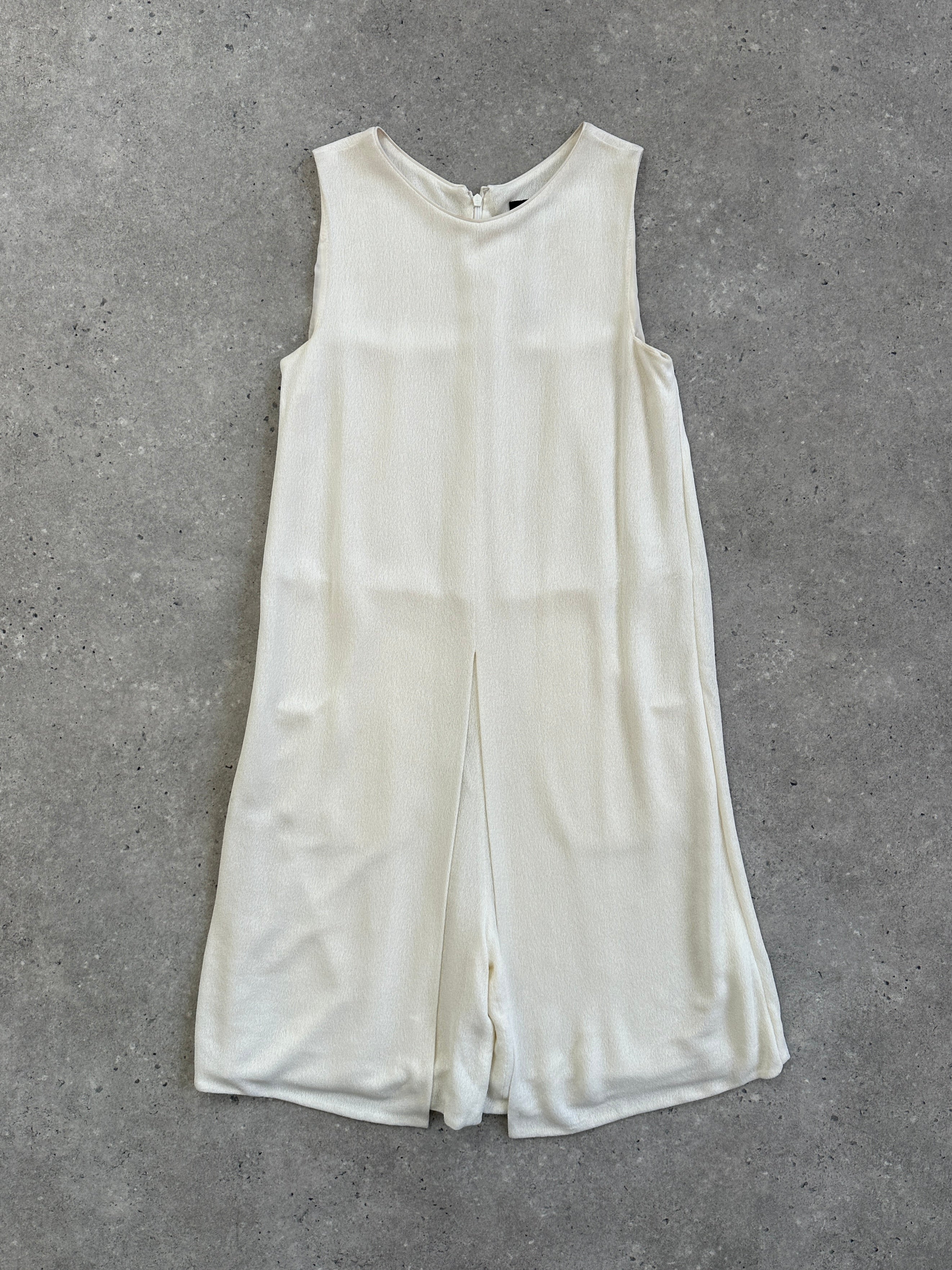 Giorgio Armani 2015 double layered playsuit in size S, featuring stylish design and fabric details.