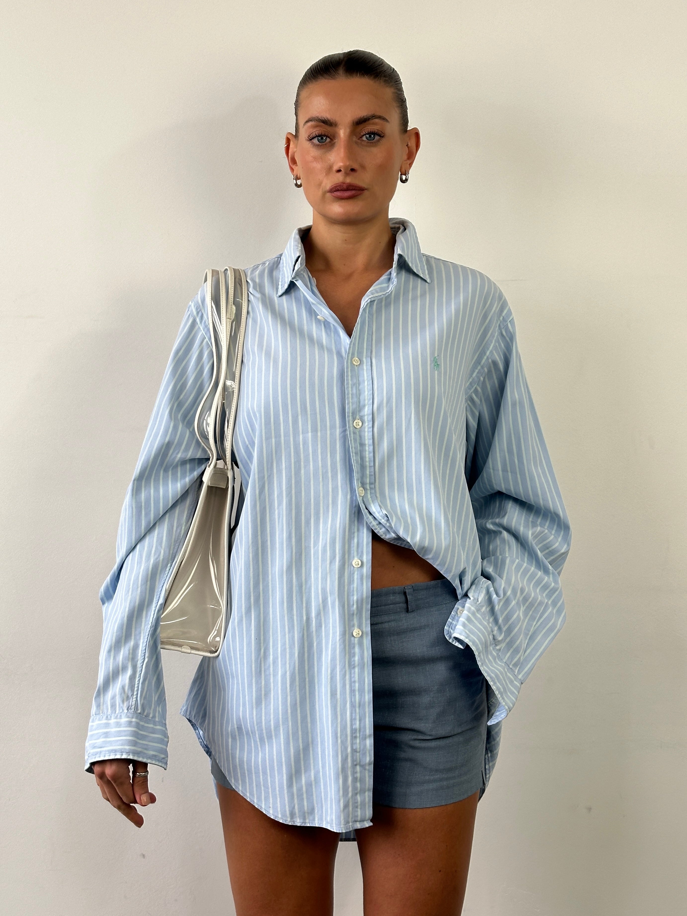 Ralph Lauren Polo Stripe Pure Cotton Dress Shirt - XL/XXL - SYLK