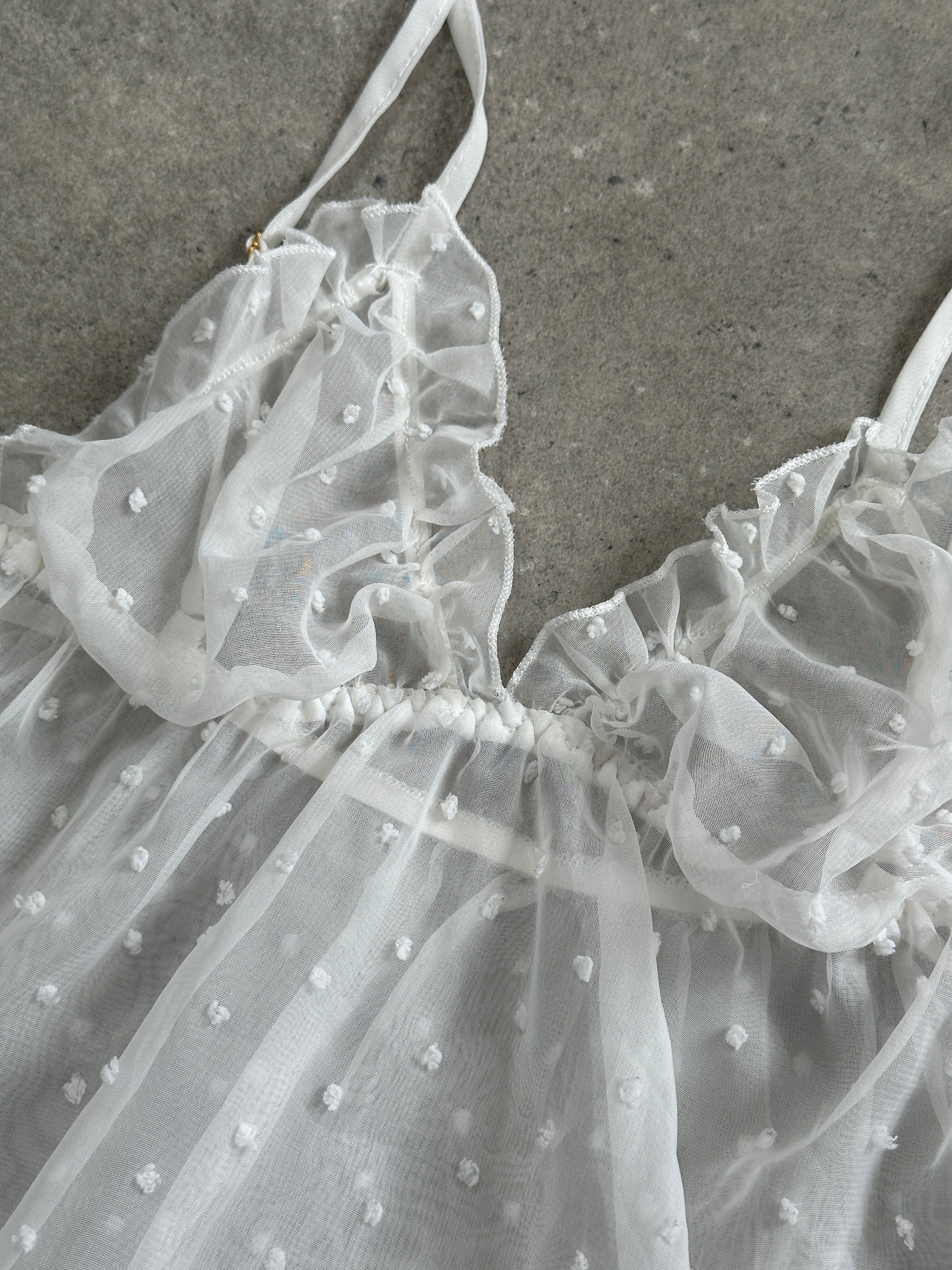 Vintage 2000s Sheer Cami Top - XS/S - SYLK