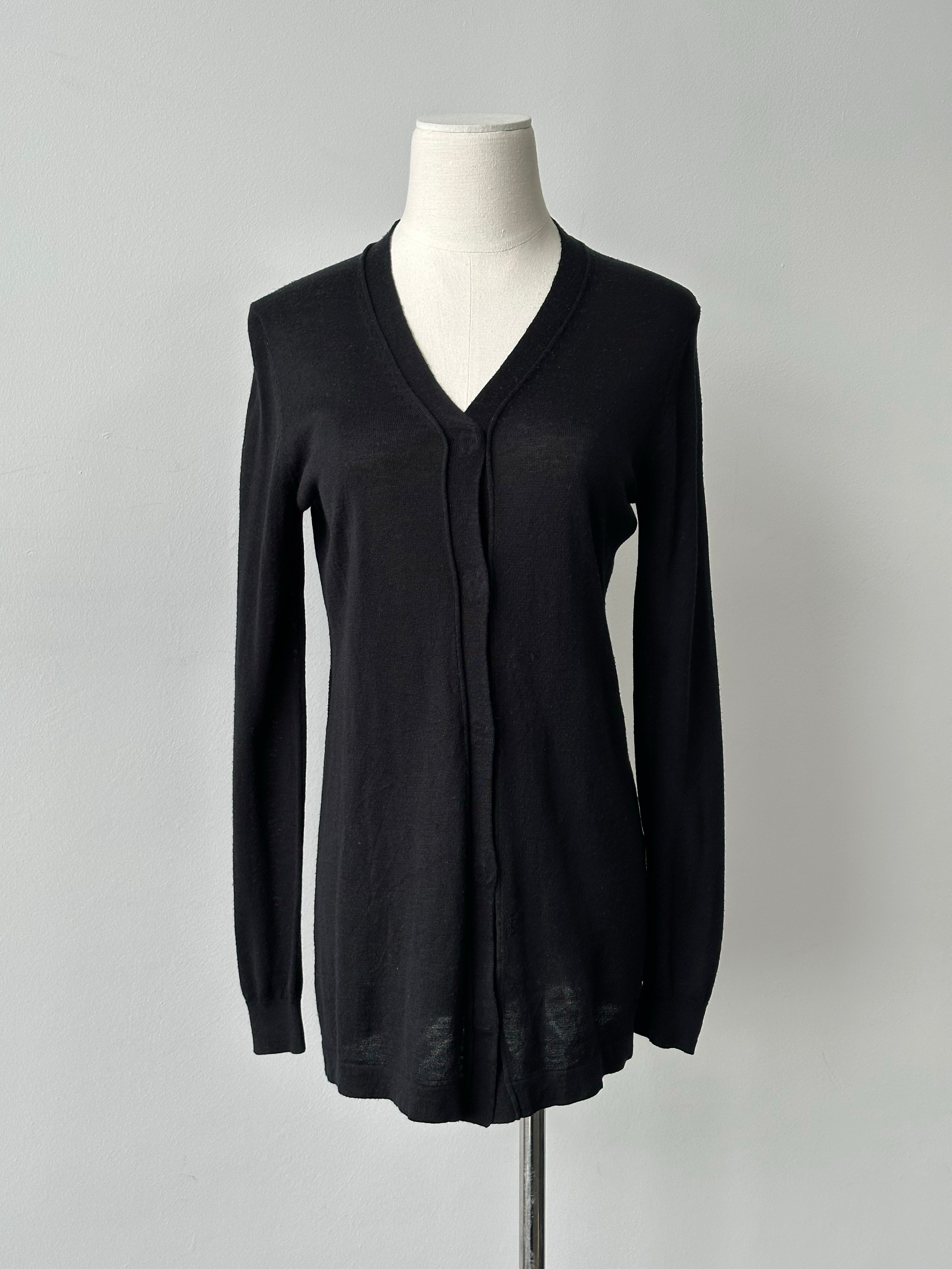 Burberry London 2000s Wool Silk Logo Cardigan - S