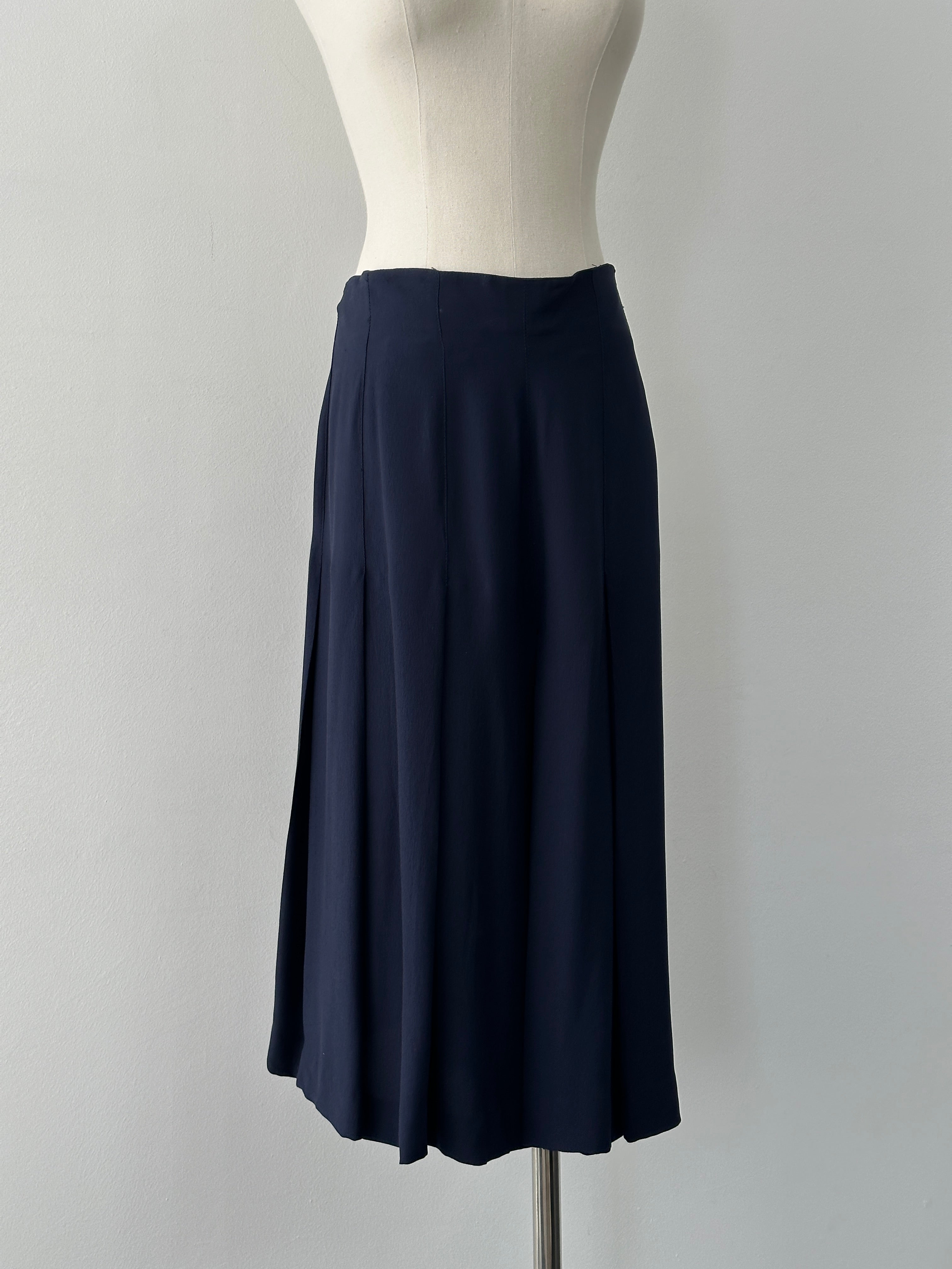 Valentino Boutique 1990s High Waisted Pleated Culottes - W32